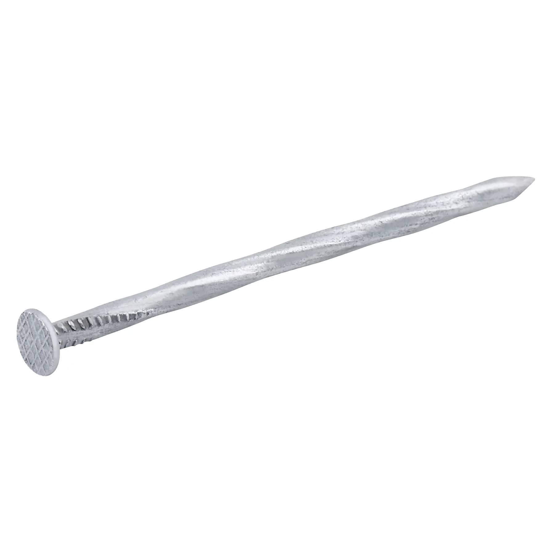 Diall Galvanised Carbon Steel Twisted Nail Pack (60 x 3 mm)
