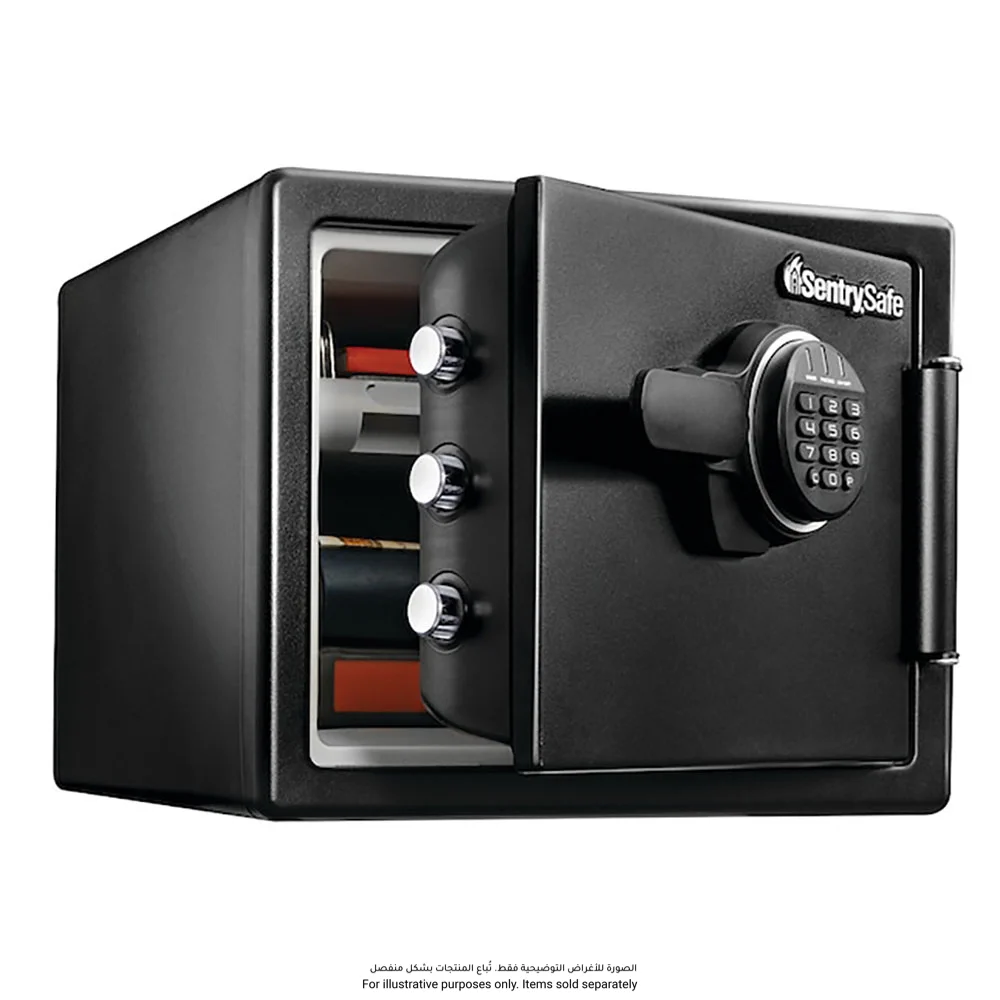 Sentry Large Fire & Water Resistant Digital Safe, SFW082ESB (0.023 cu. m.)