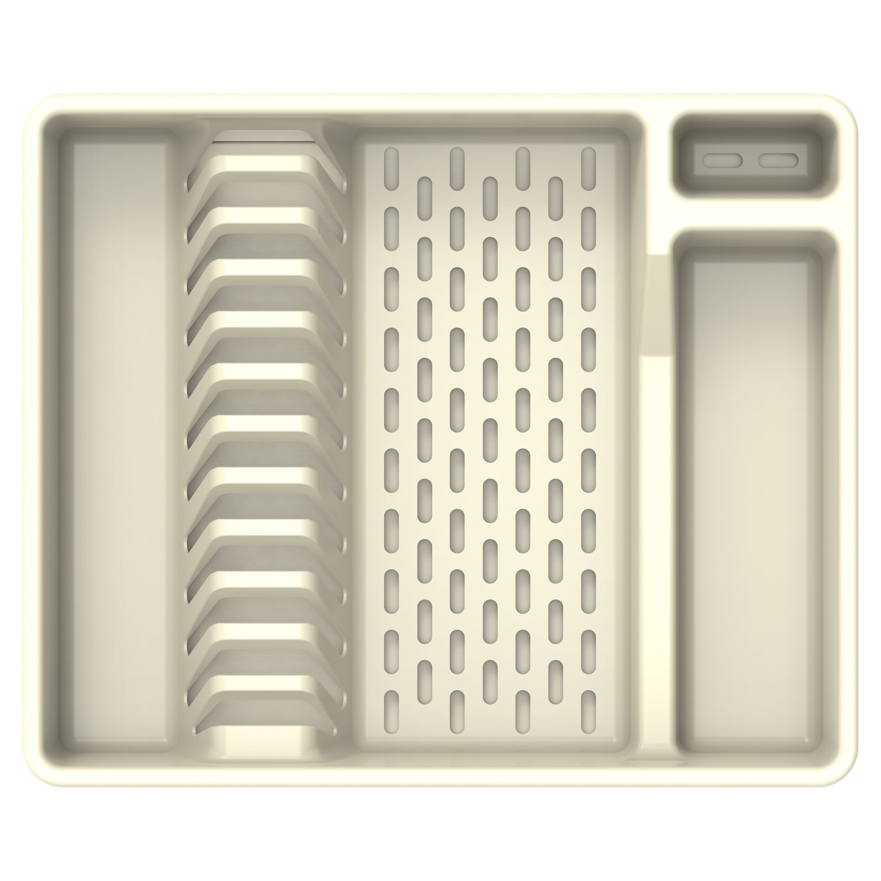 Cosmoplast Dish Drainer Deluxe W/ Tray (44.5 x 37 x 8.5 cm)