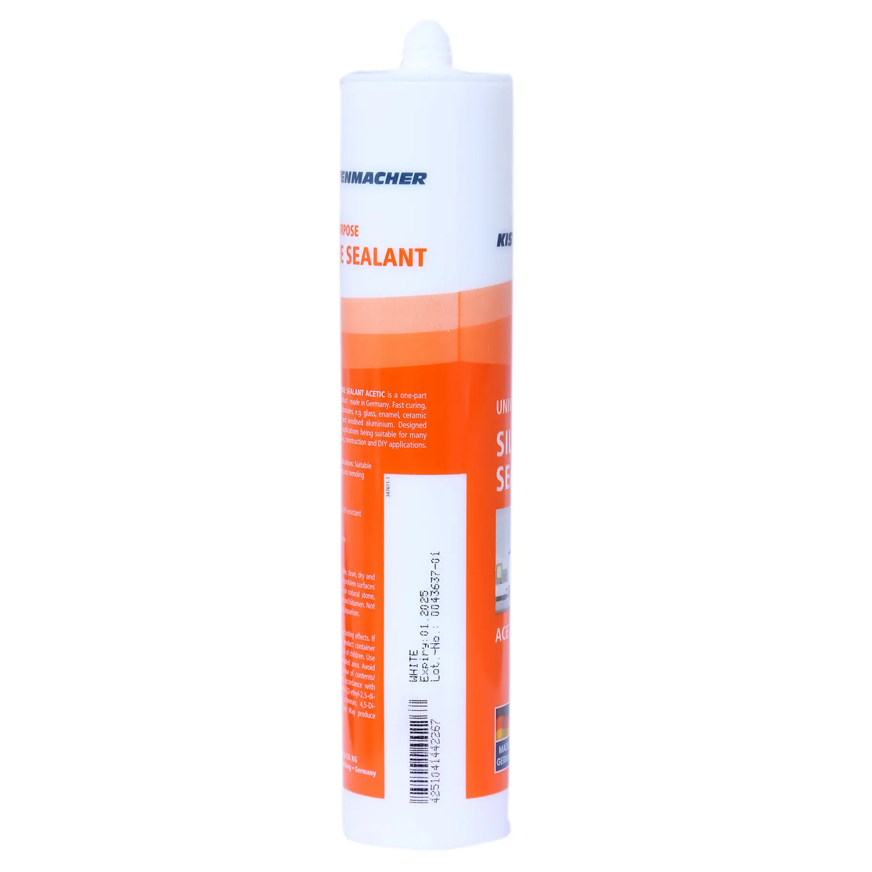 Kistenmacher Universal Purpose Silicone Sealant (280 ml, White)