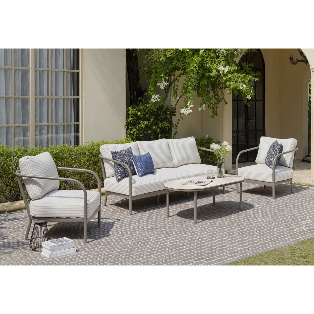 Forte 5-Seater Aluminum Outdoor Sofa Set 