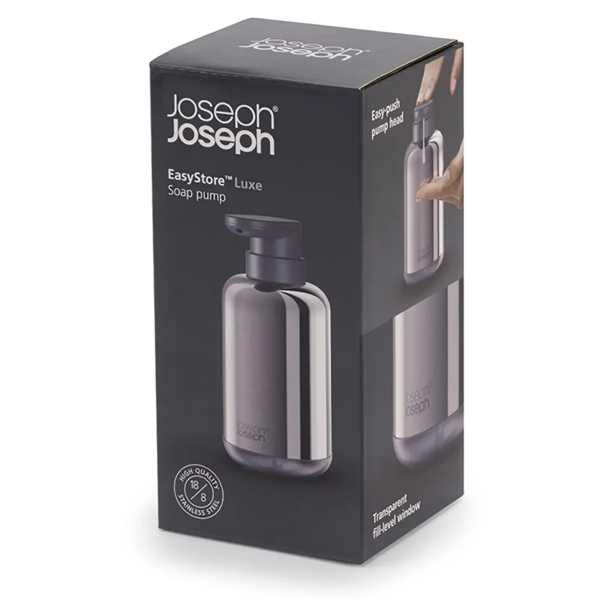 Joseph Joseph Stainless Steel Luxe Soap Dispenser (300 ml)