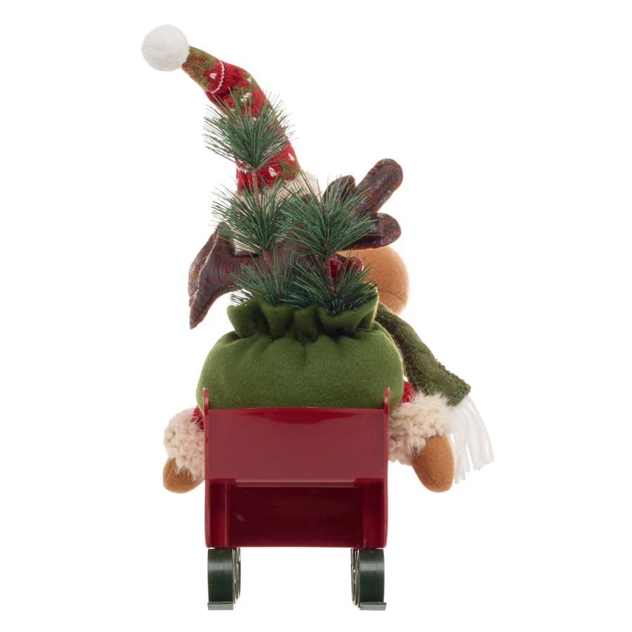 Sleight Snovi Reindeer (Red, L 27 x W 40 x H 16 cm)