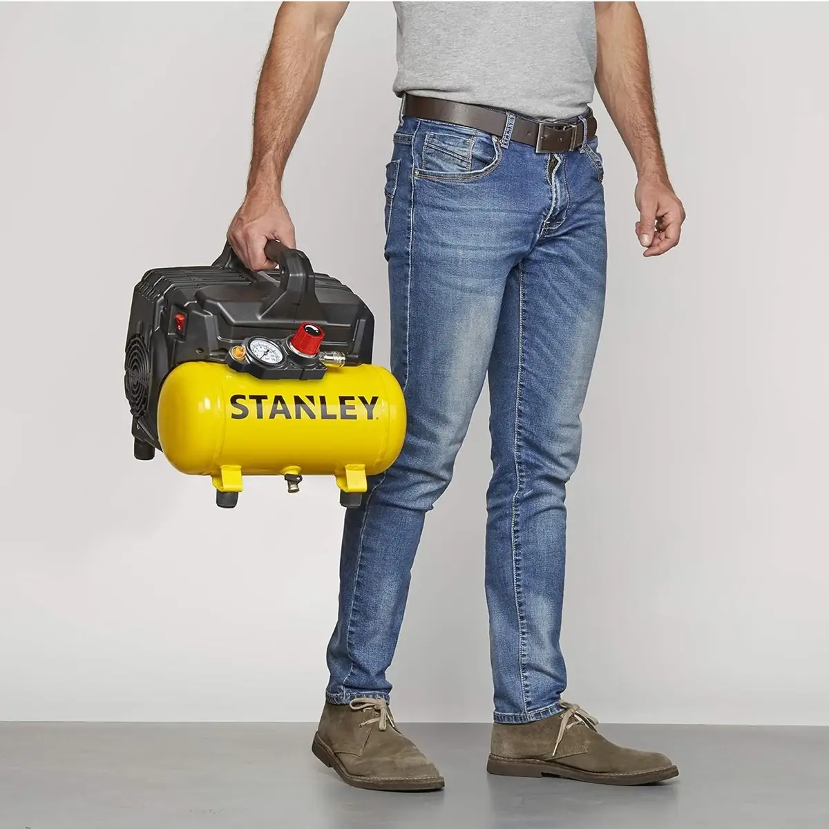 Stanley Silent Air Compressor (8 Bar, 6 L)