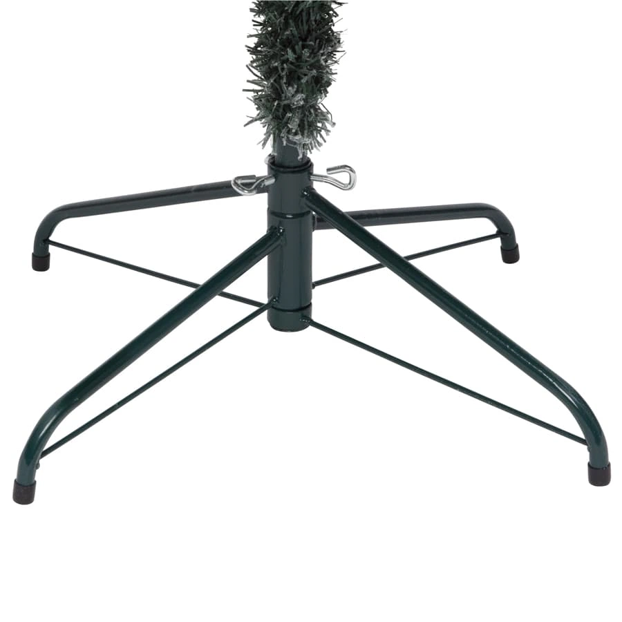 Vertica Flocked Artificial Christmas Tree (Green, 210 cm)