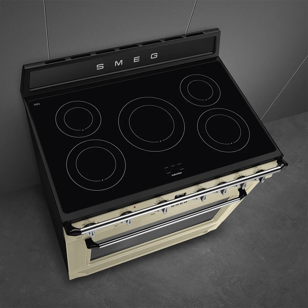 Smeg Victoria Aesthetic Free Standing 5-Zone Induction Cooker W/Electric Oven, TR90IMP (60 x 90 x 90 cm)