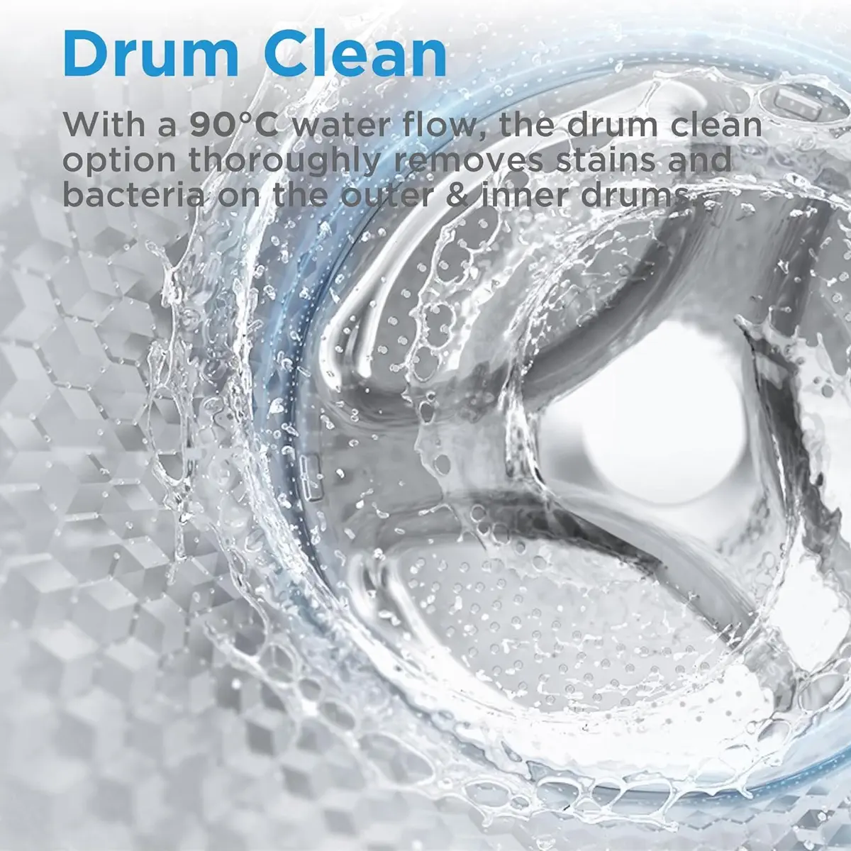 Midea Freestanding 8 Kg Front Load Smart Washer Dryer, MF200D80WBW-GCC (6 Kg Dry, 1400 RPM)