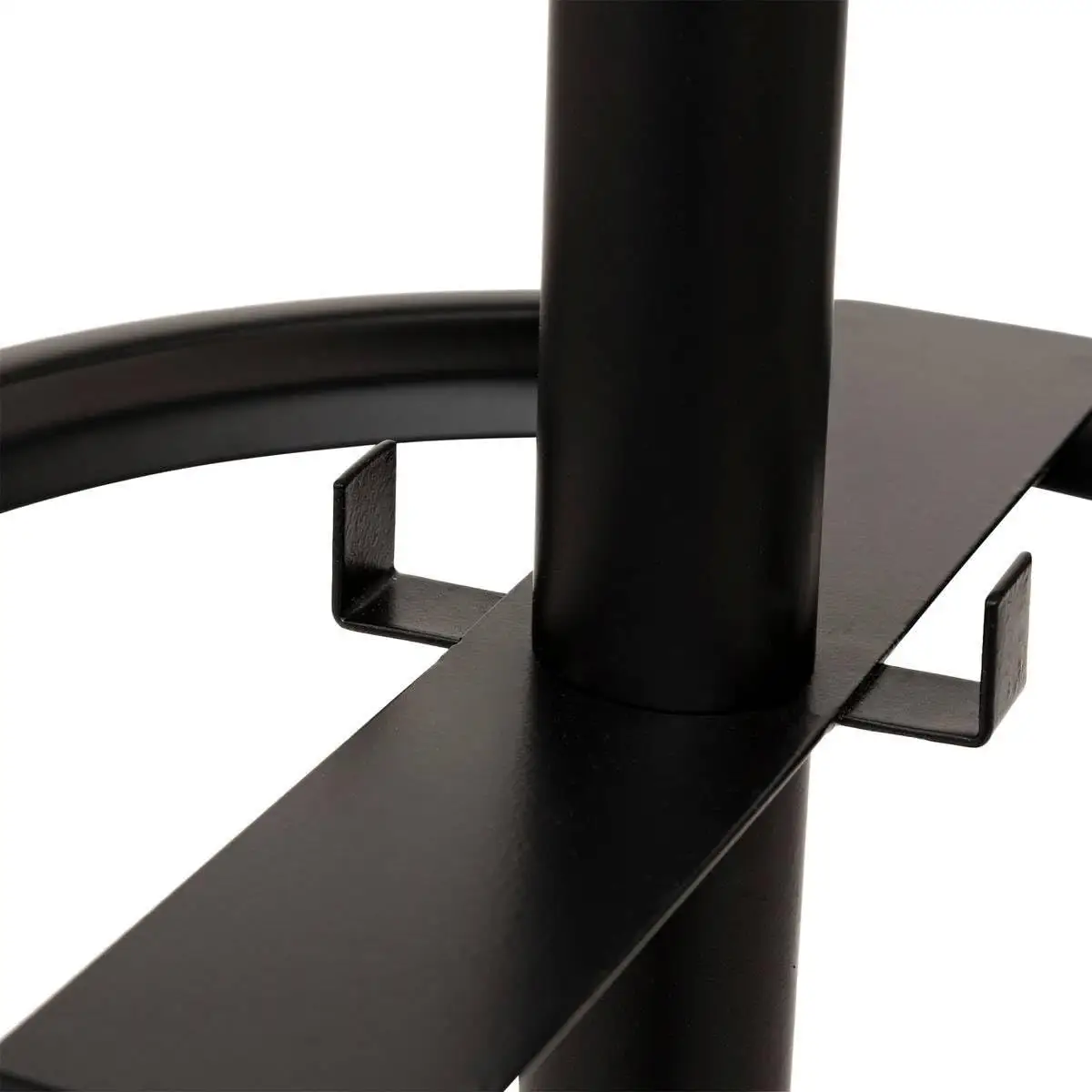 5Five Strongy Coat Rack with 8 Metal Hooks (32 x 175.2 cm, Black)