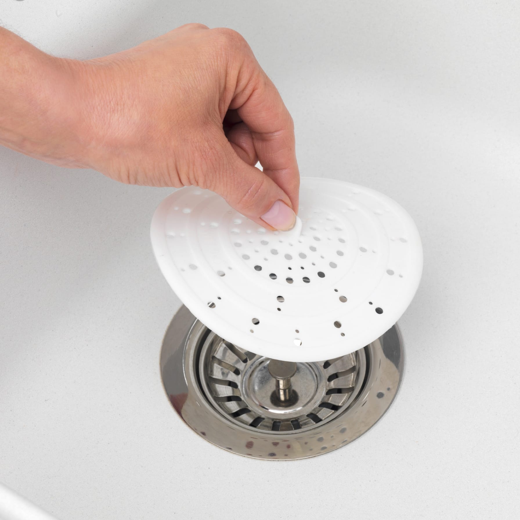Wenko Silicone Sink Drainer (12 x 0.3 x 12 cm) 