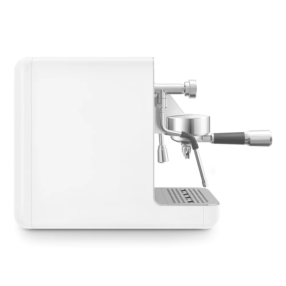 Smeg Collezione Aesthetic Minipro Espresso Coffee Machine W/Pump & Steam Wand, EMC02WHMUK (1.7 L, 15 Bar, 1700 W)