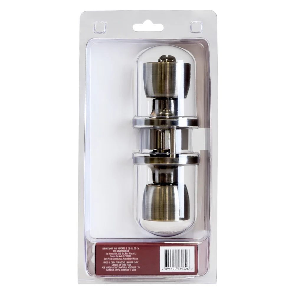 Ace Antique Brass Privacy Tulip Knob Doorlock 