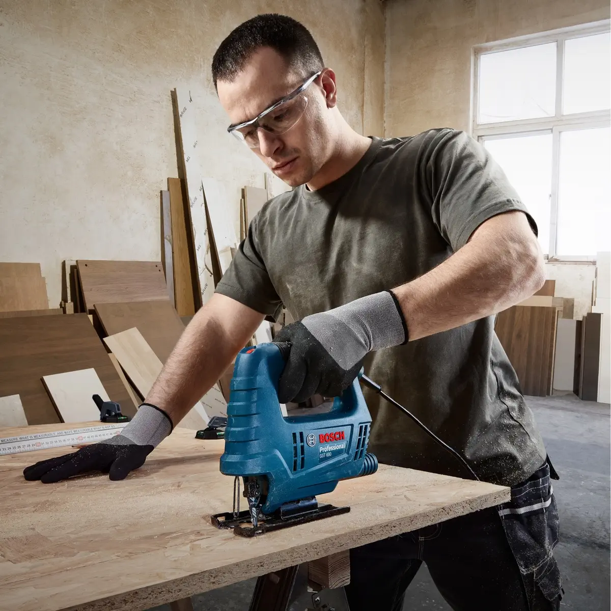 Bosch Professional Corded GST 680 Jigsaw W/Blade (230 V)