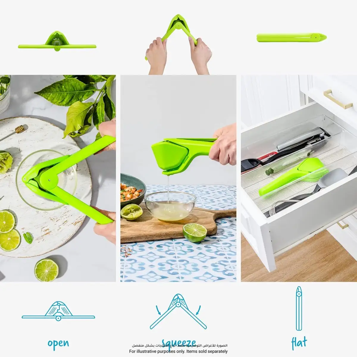 Dreamfarm Fluicer Citrus Squeezer (Lime)