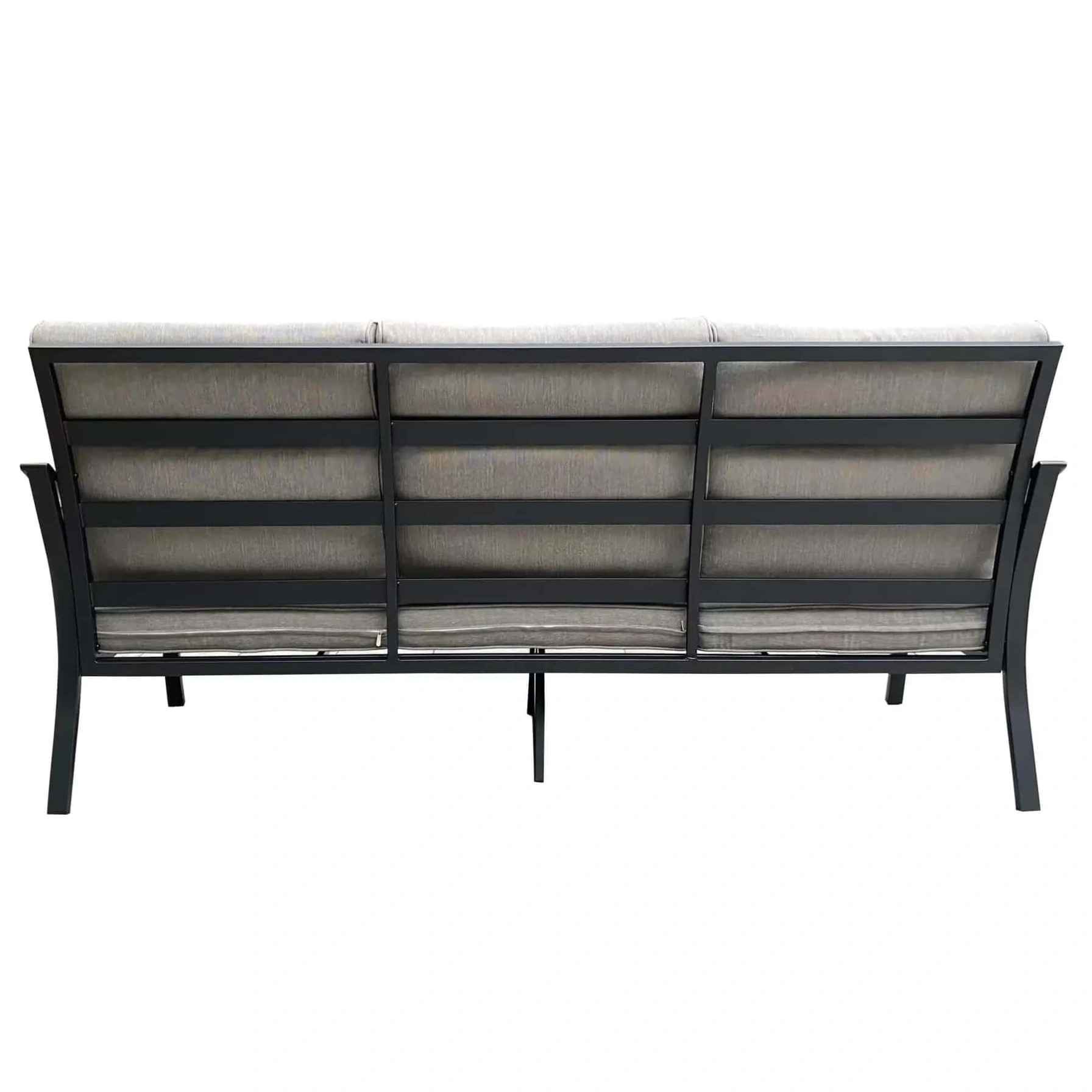 Emory 3-Seater Steel & Olefin Outdoor Sofa (82 x 192 x 90 cm)