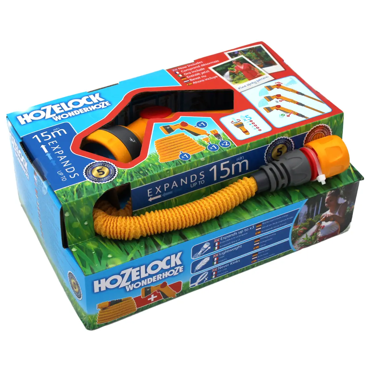 Hozelock Wonderhoze Expandable Woven Hose (15 m)