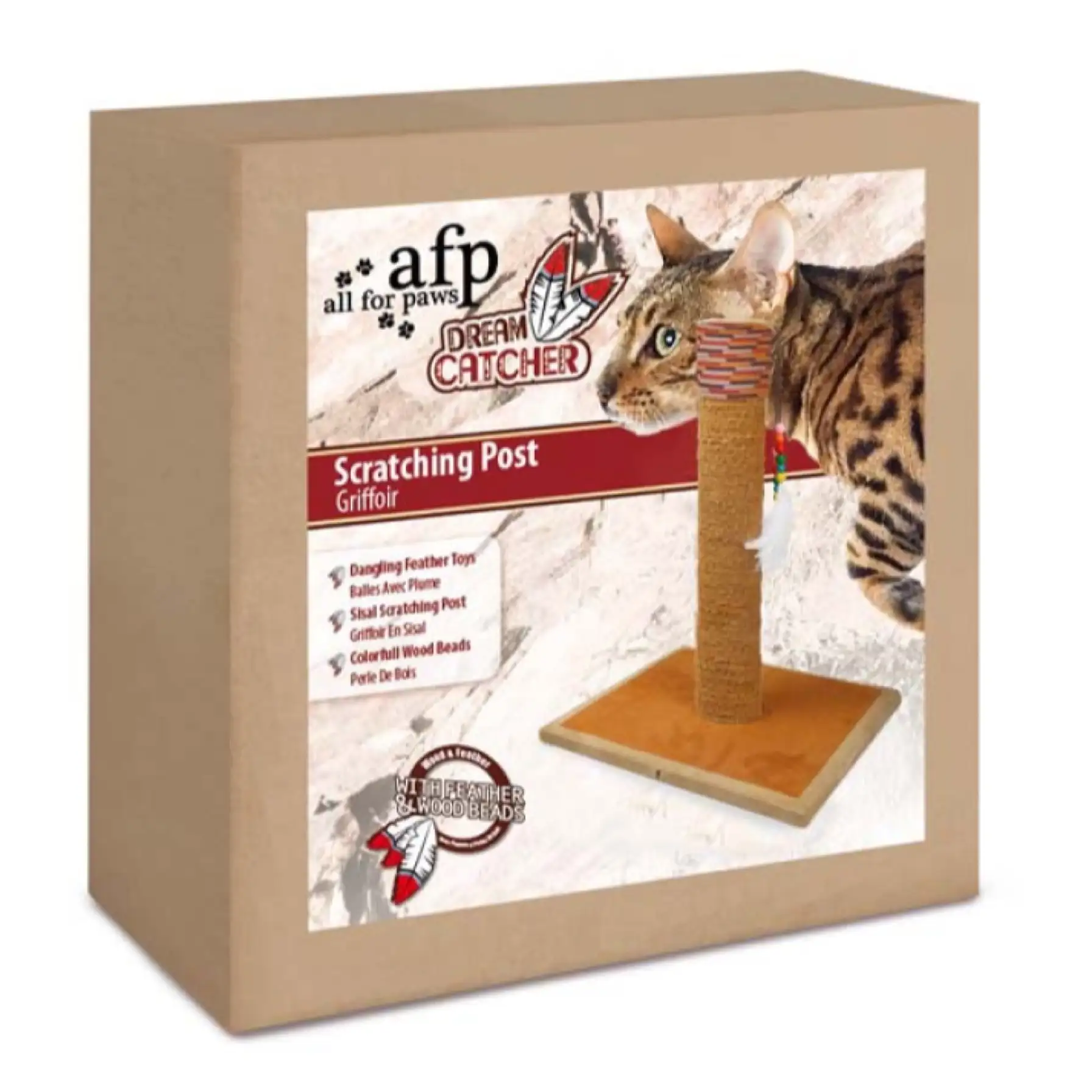 All For Paws Dream Catcher Catori Scratching Post (39 x 39 x 58 cm)
