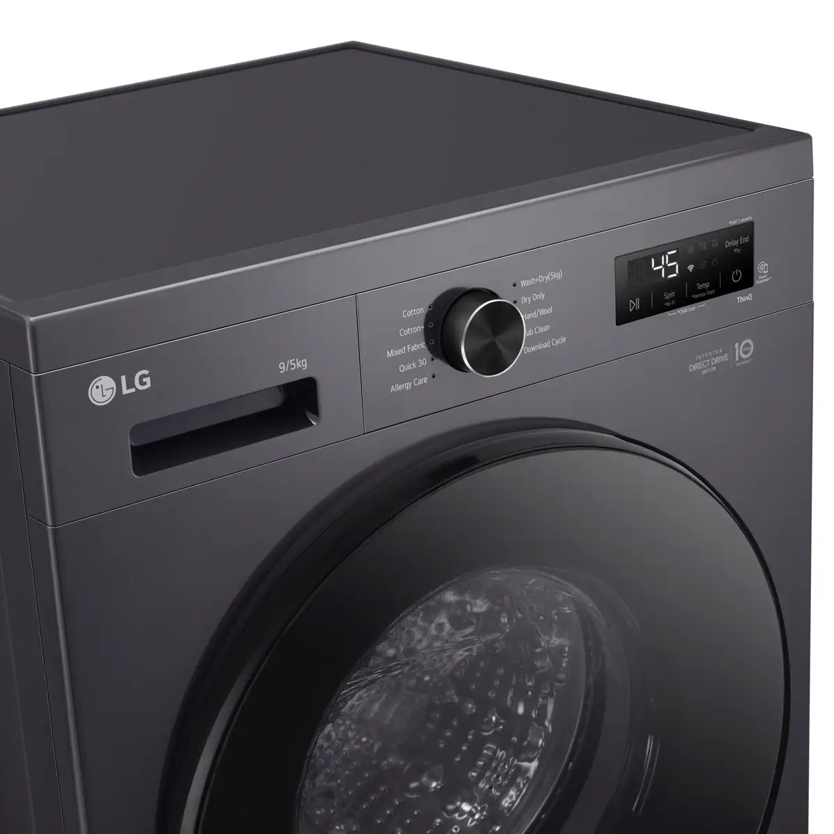 LG Freestanding Front Load Washer Dryer, F4Y2VRPYJ (9 Kg Wash, 5 Kg Dry, 1400 rpm)