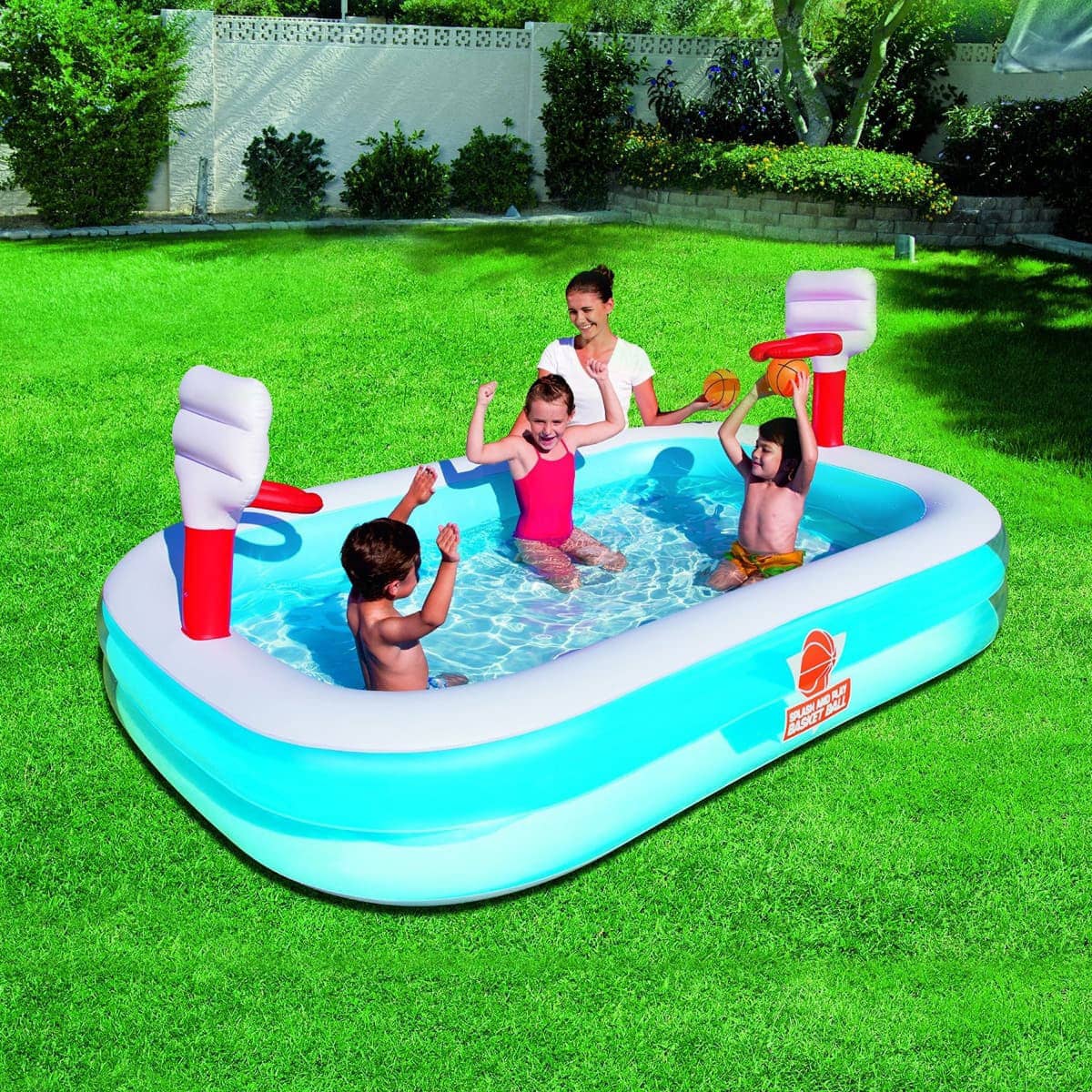 Bestway Interactive Basketball Play Pool, BW54122 (254 x 167.6 x 101.6 cm)