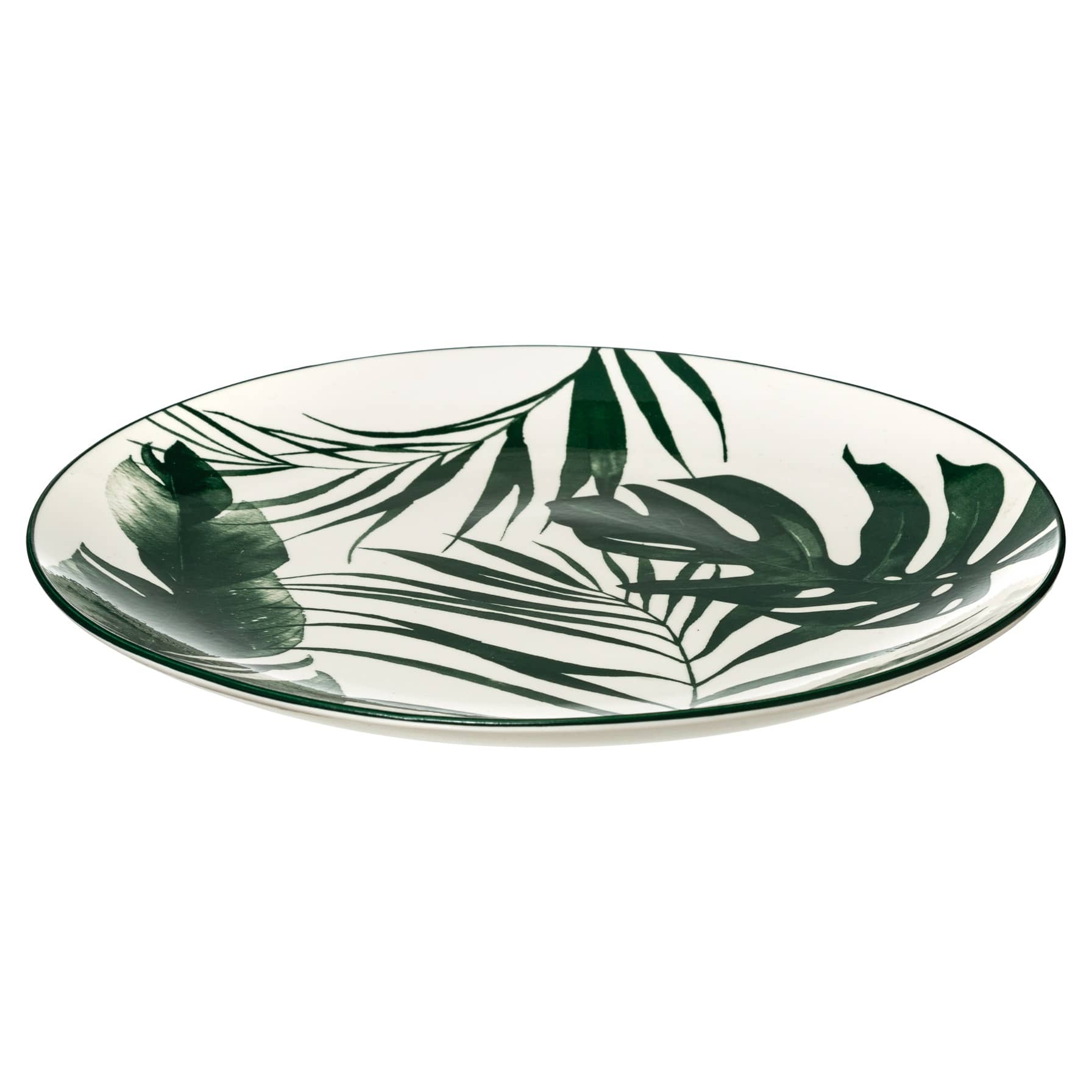 SG Porcelain Dinner Set (Palme Green Marque, 18 Pc.)