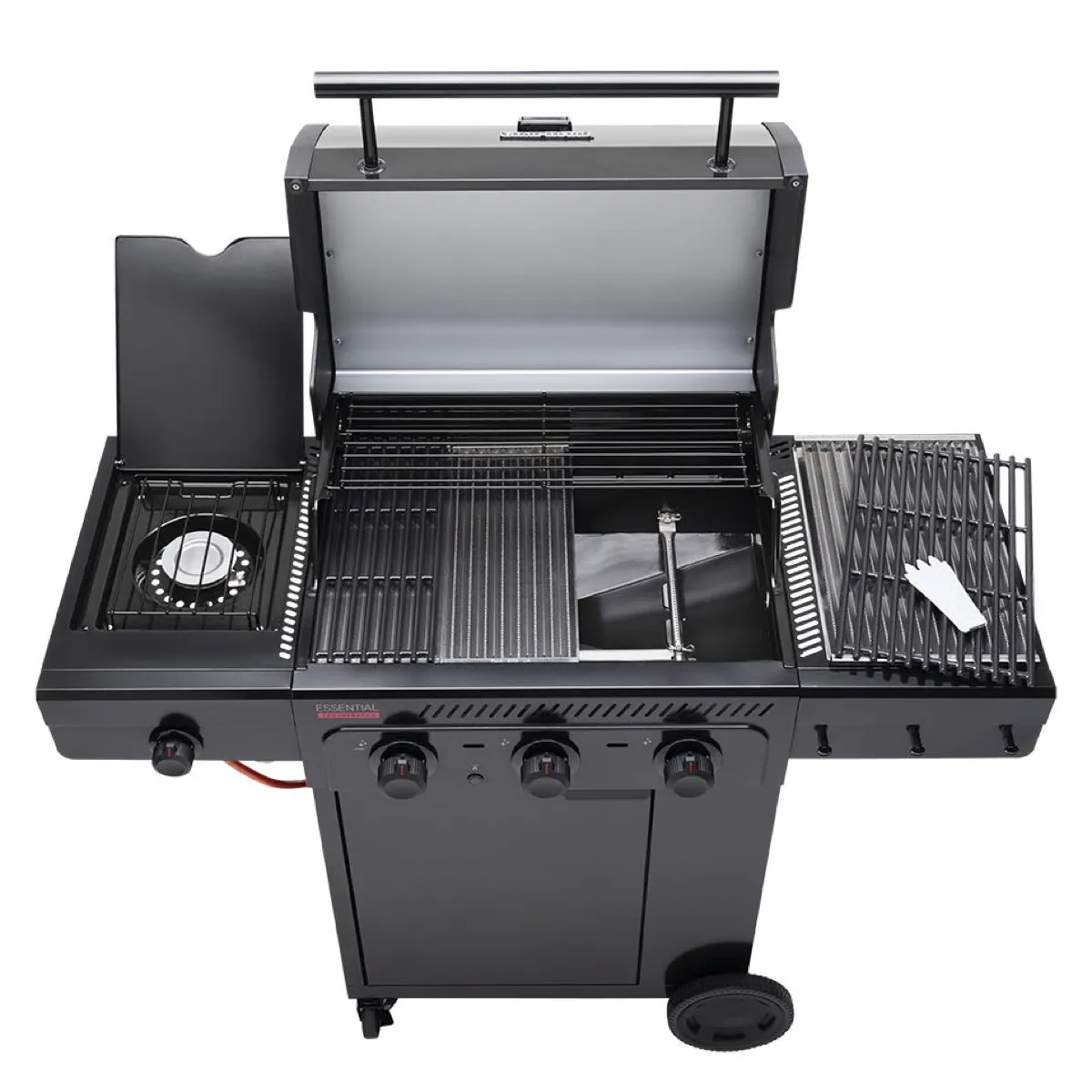 Char-Broil Essential 3+1 Side Burner Gas Grill, 468922425