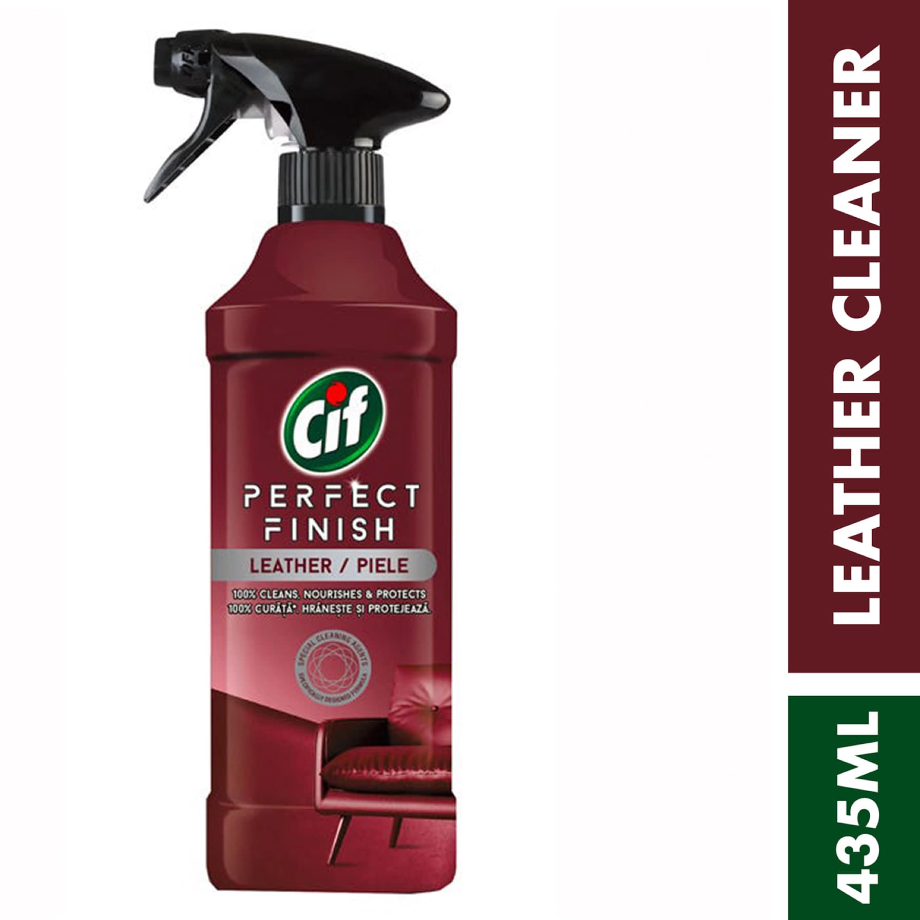 Cif Perfect Finish Leather Cleaner Spray (435 ml)