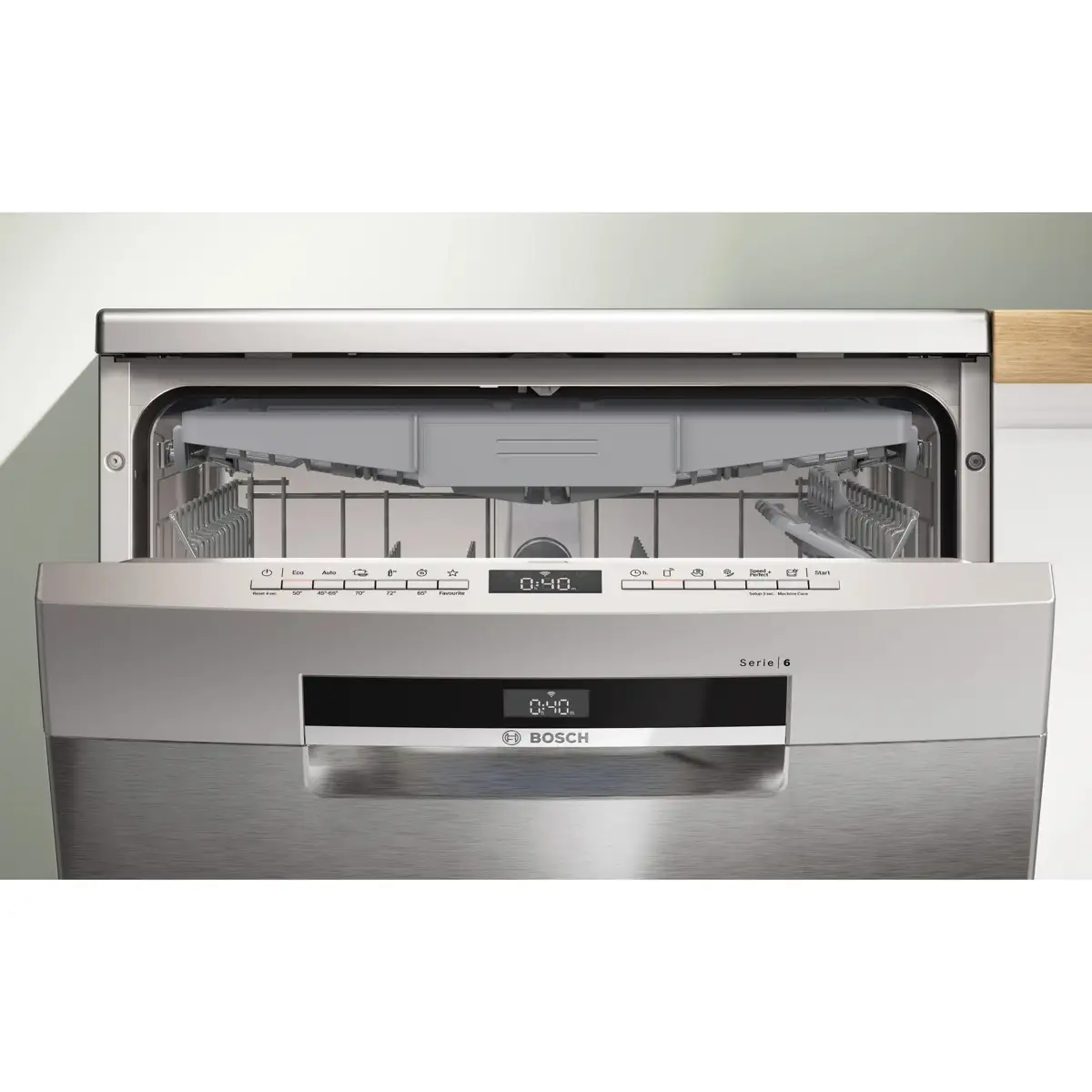 Series 6 Free Standing Dishwasher, SMS6EMI38M (Silver, 14 Place Setting)