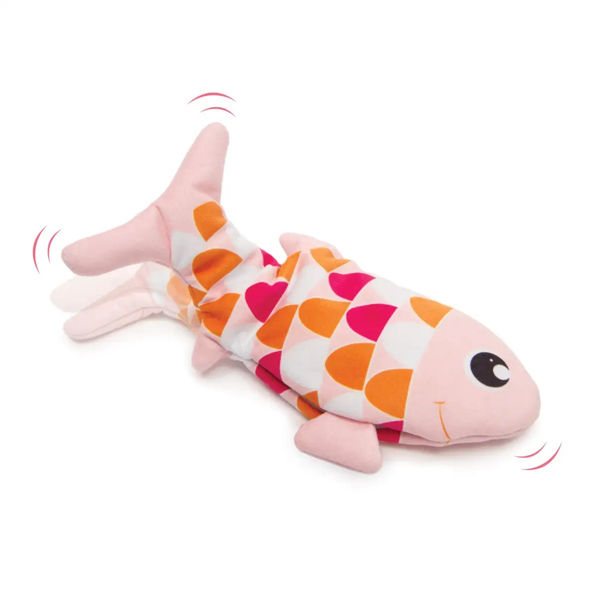 Catit Groovy Fish Motion Sensor Cat Toy (Pink, 27 x 4.5 x 14.5 cm)