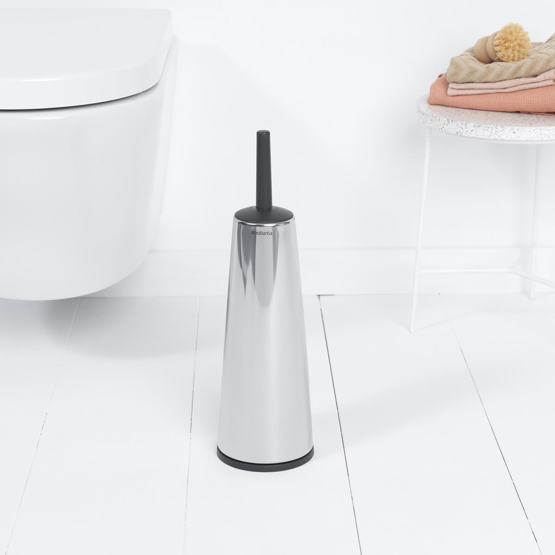 Brabantia Toilet Brush & Holder (12 x 12 x 42 cm)