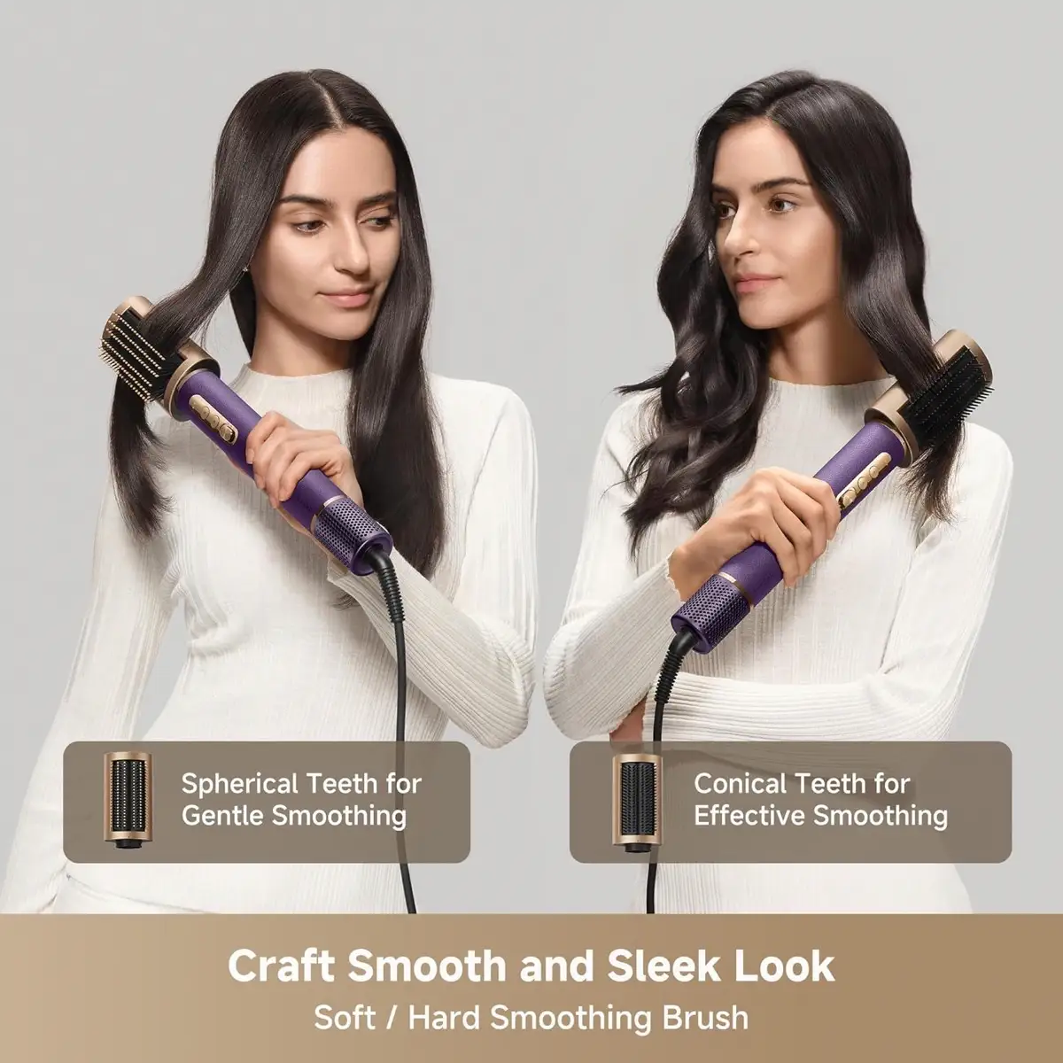 Dreame Airstyle Pro 7-in-1 Hair Dryer, AMF18A-PRPL (Purple, 1300 W)