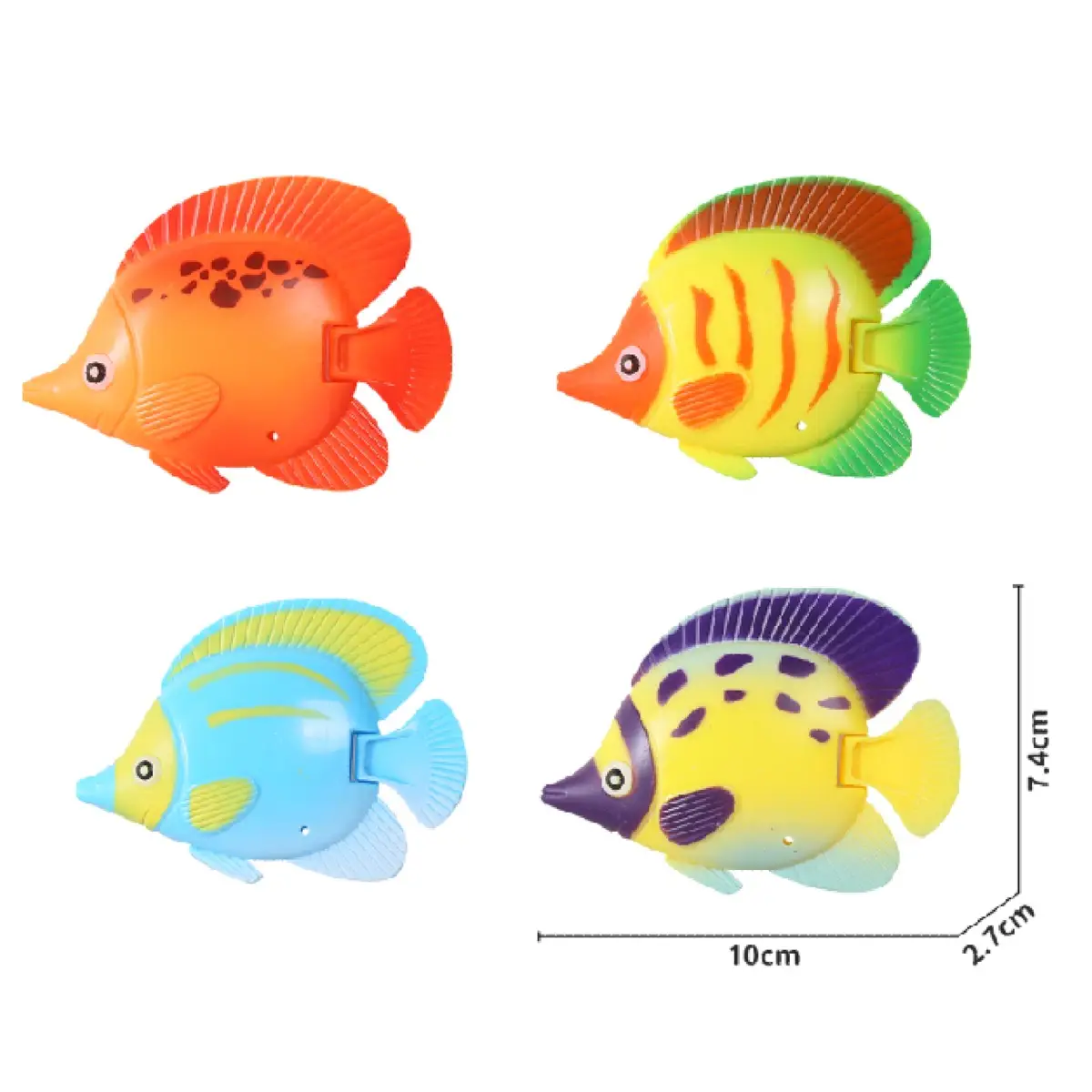 Mondo Diving Regalfish Toys Pack (Multicolors, 4 Pc.)