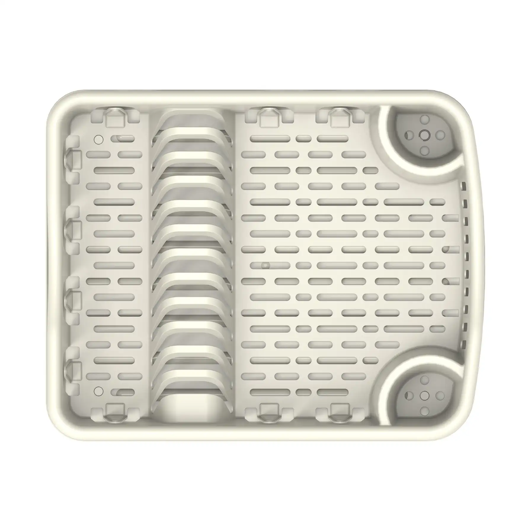 Cosmoplast Plastic Dish Drainer W/Tray (50 x 40 x 10 cm)