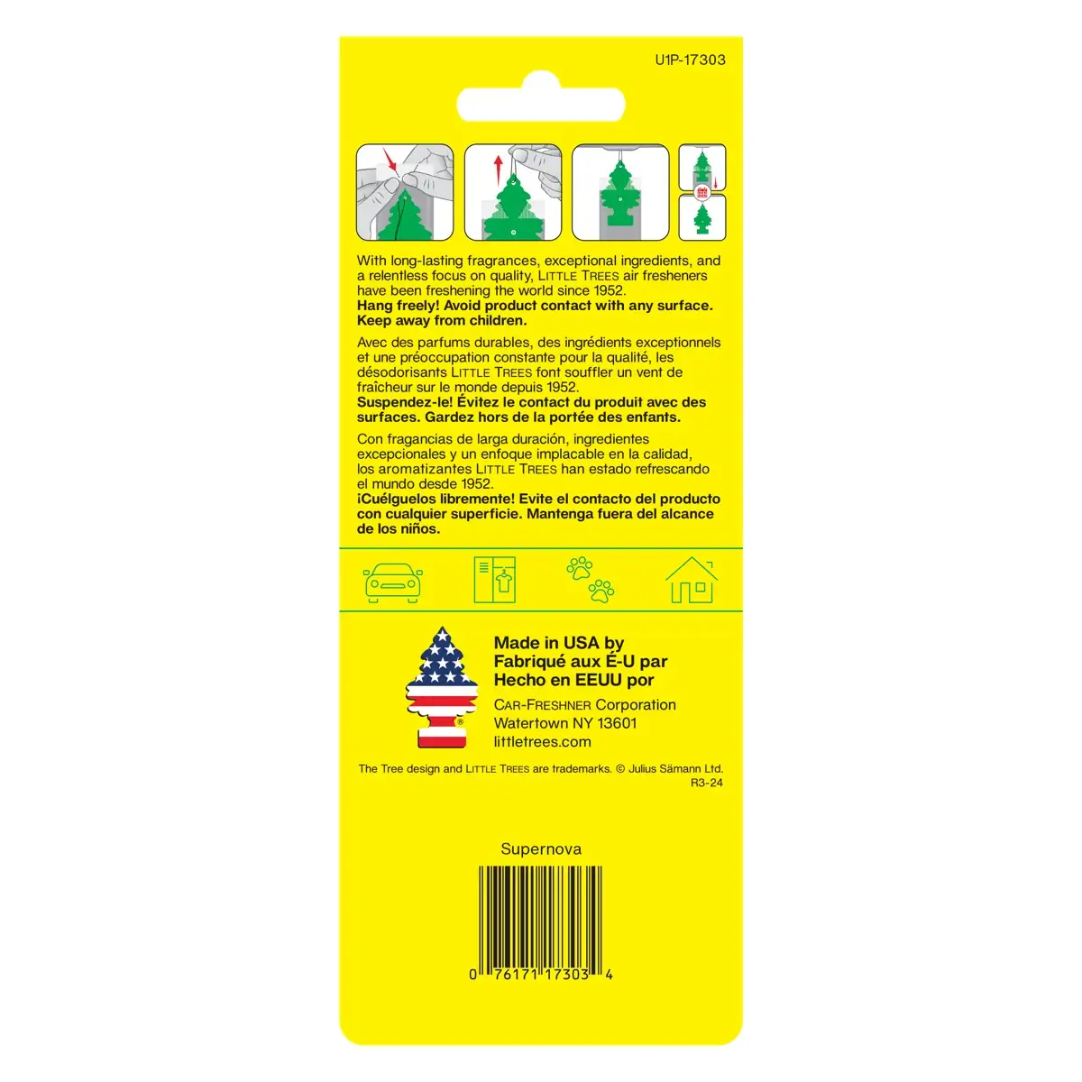 Little Trees Paper Air Freshener (Supernova)