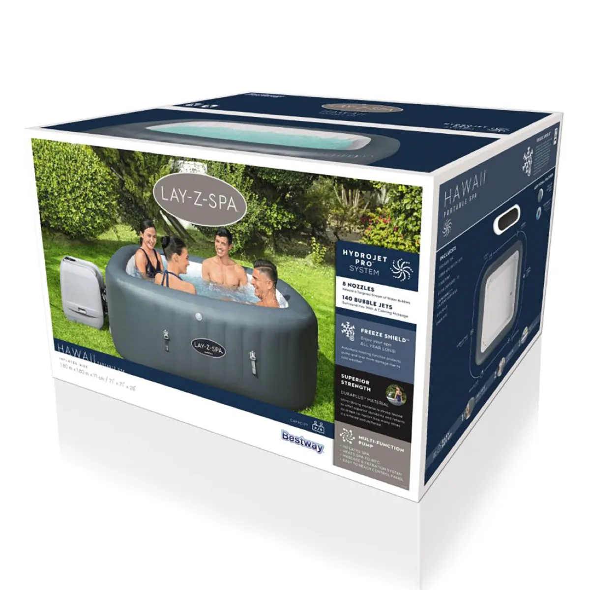 Bestway LayZSpa Hawaii HydroJet Pro Hot Tub (97 x 70 x 73 cm)