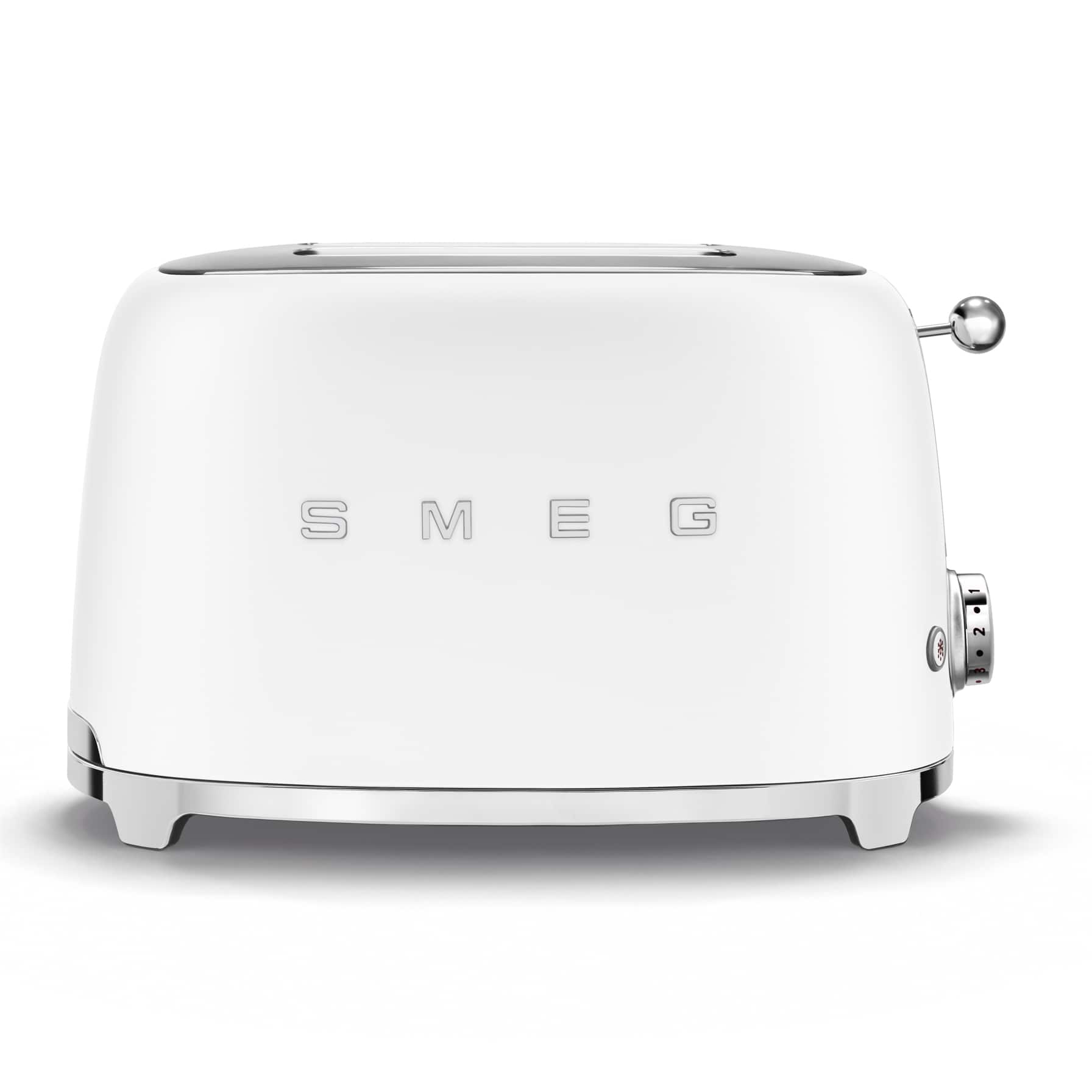 SMEG 50s Retro Style 2-Slice Toaster, TSF01WHUK (950 W)