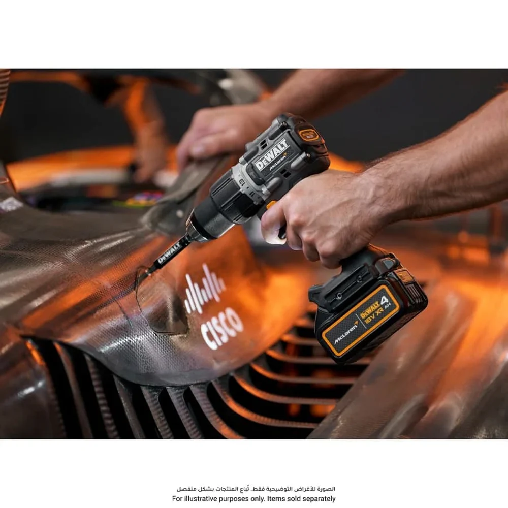 Dewalt Mclaren Limited Edition Brushless Hammer Drill Driver Kit, DCD85MM1T-GB (18 V)