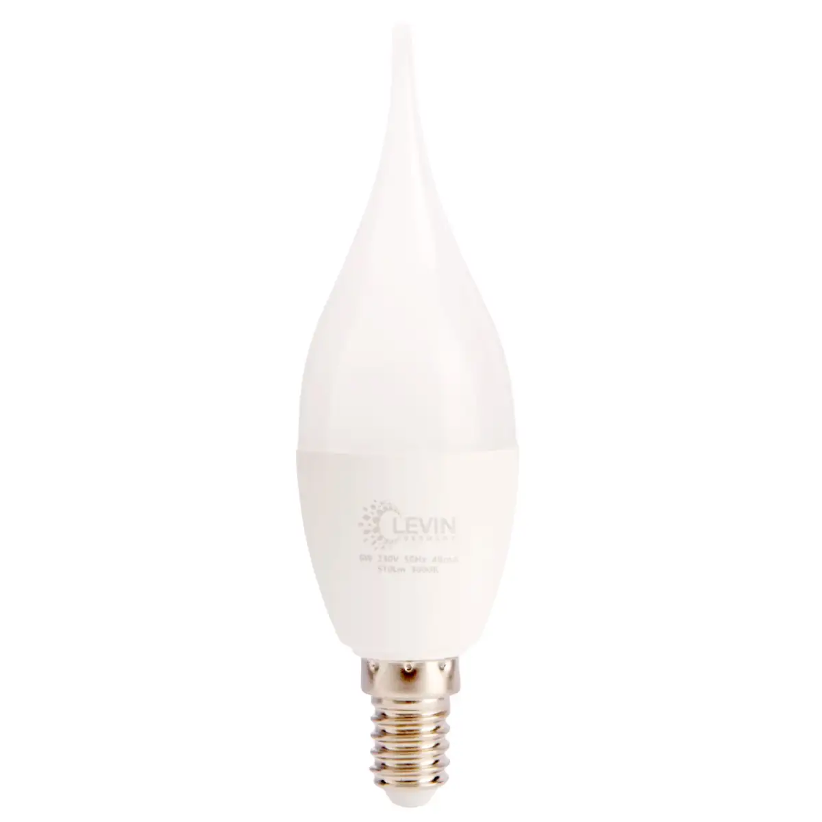 Levin LED C37 E14 Base Candle Bulb Saver Pack (Warm Light, 6 W, 6 Pc.)