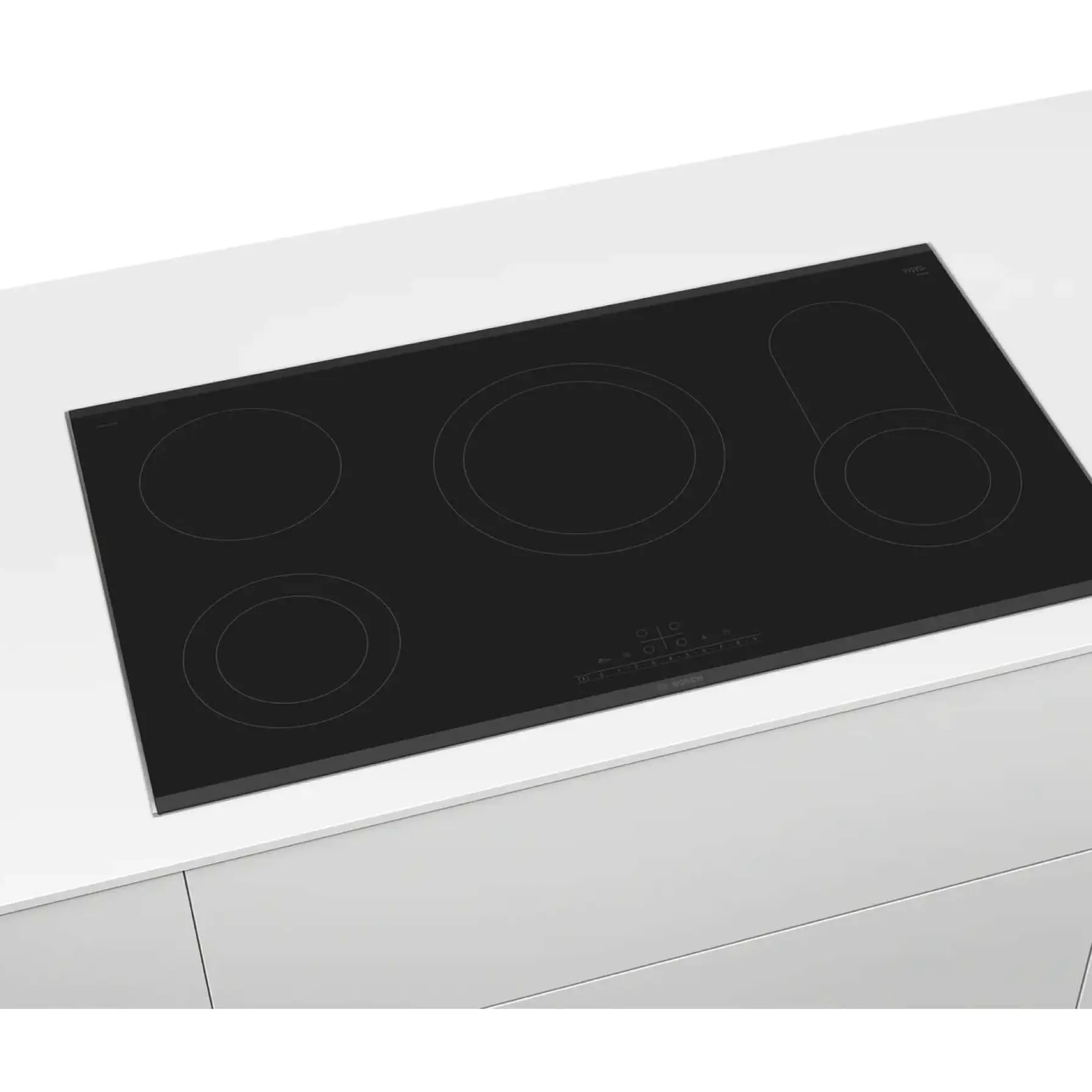 Bosch Serie|6 Built-In 4-Zone Electric Hob, PKC975FB2M (4.4 x 88 x 50 cm)