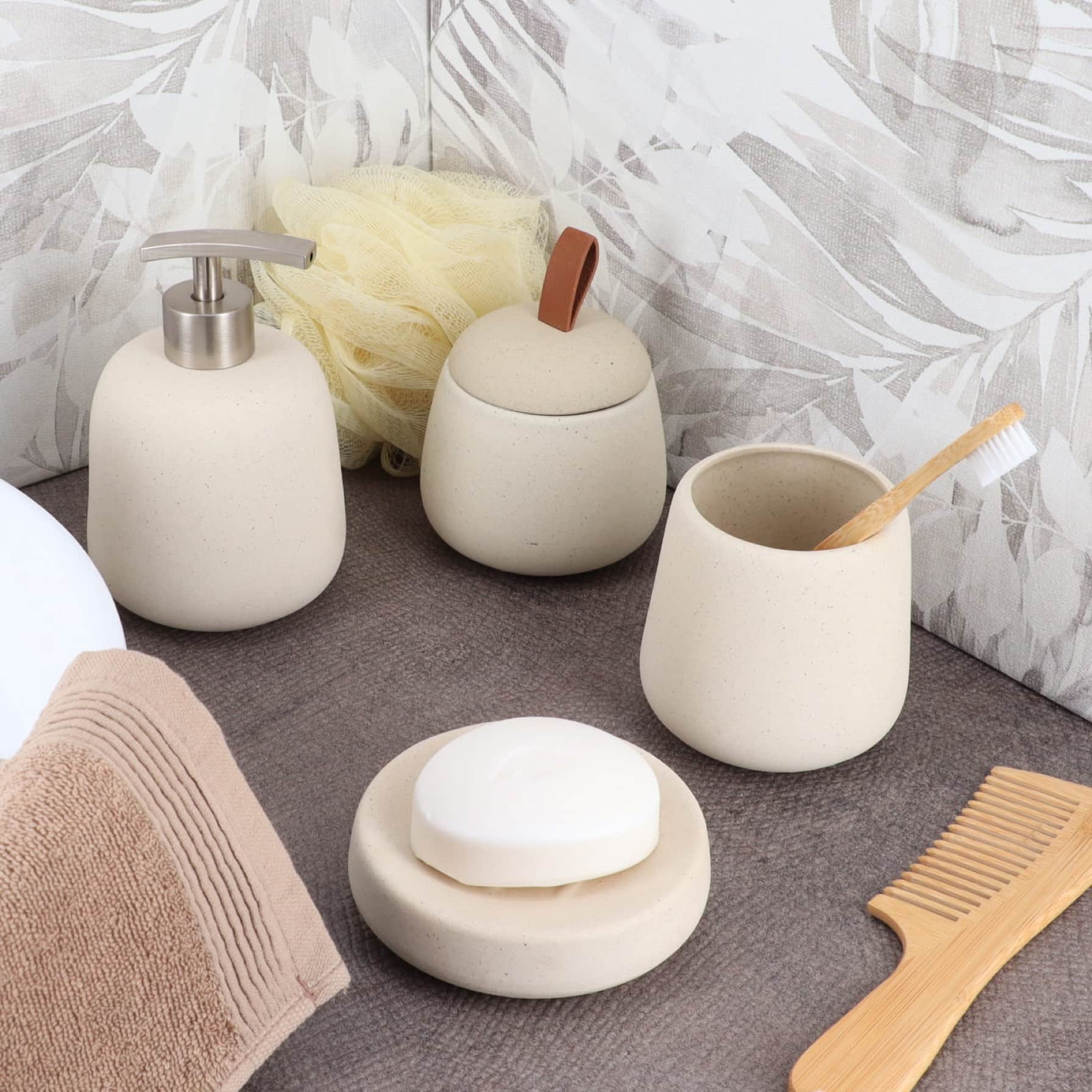 Tendance Matt Stoneware Soap Dish (2.8 x 10.7 cm)