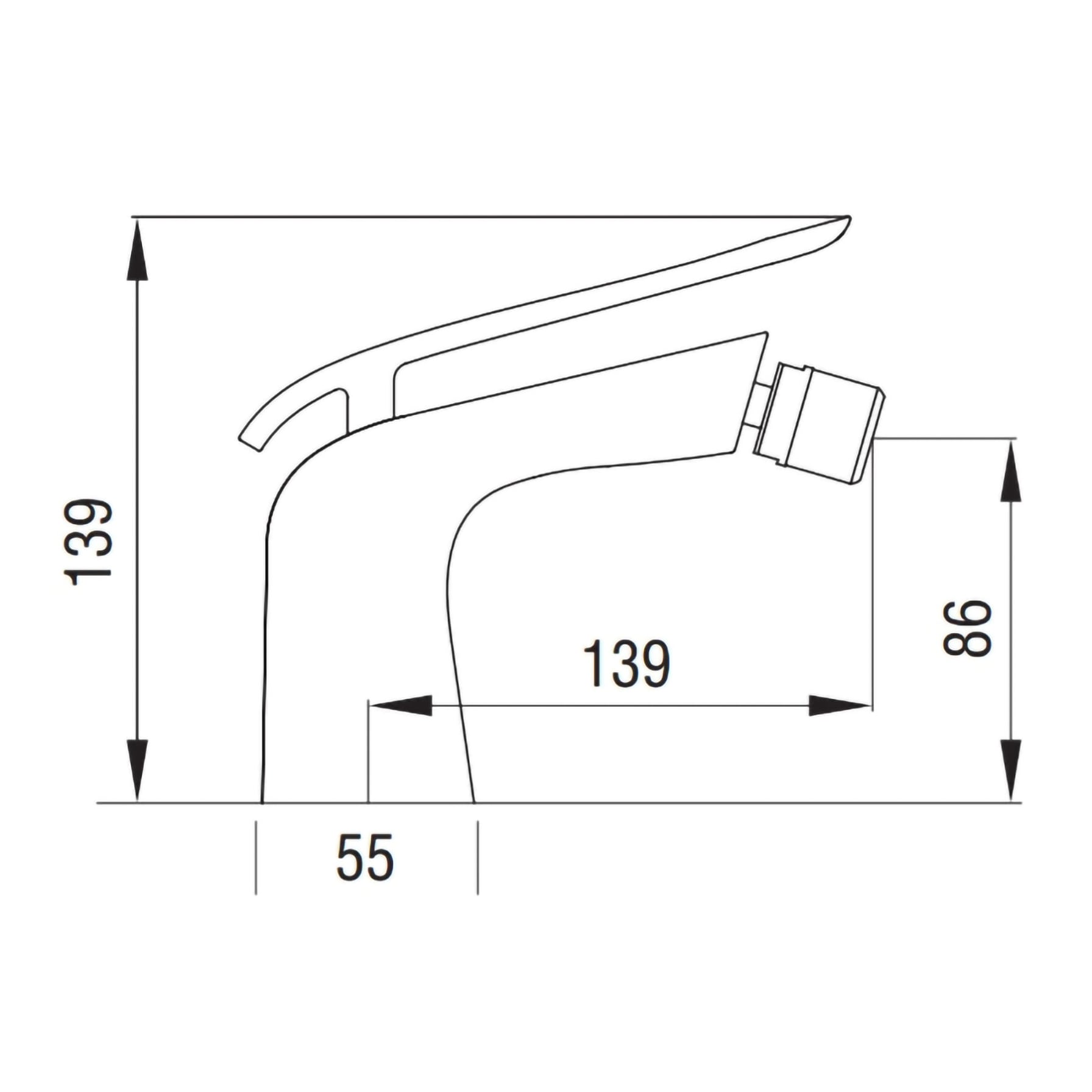 Bold Alexis Bath Mixer