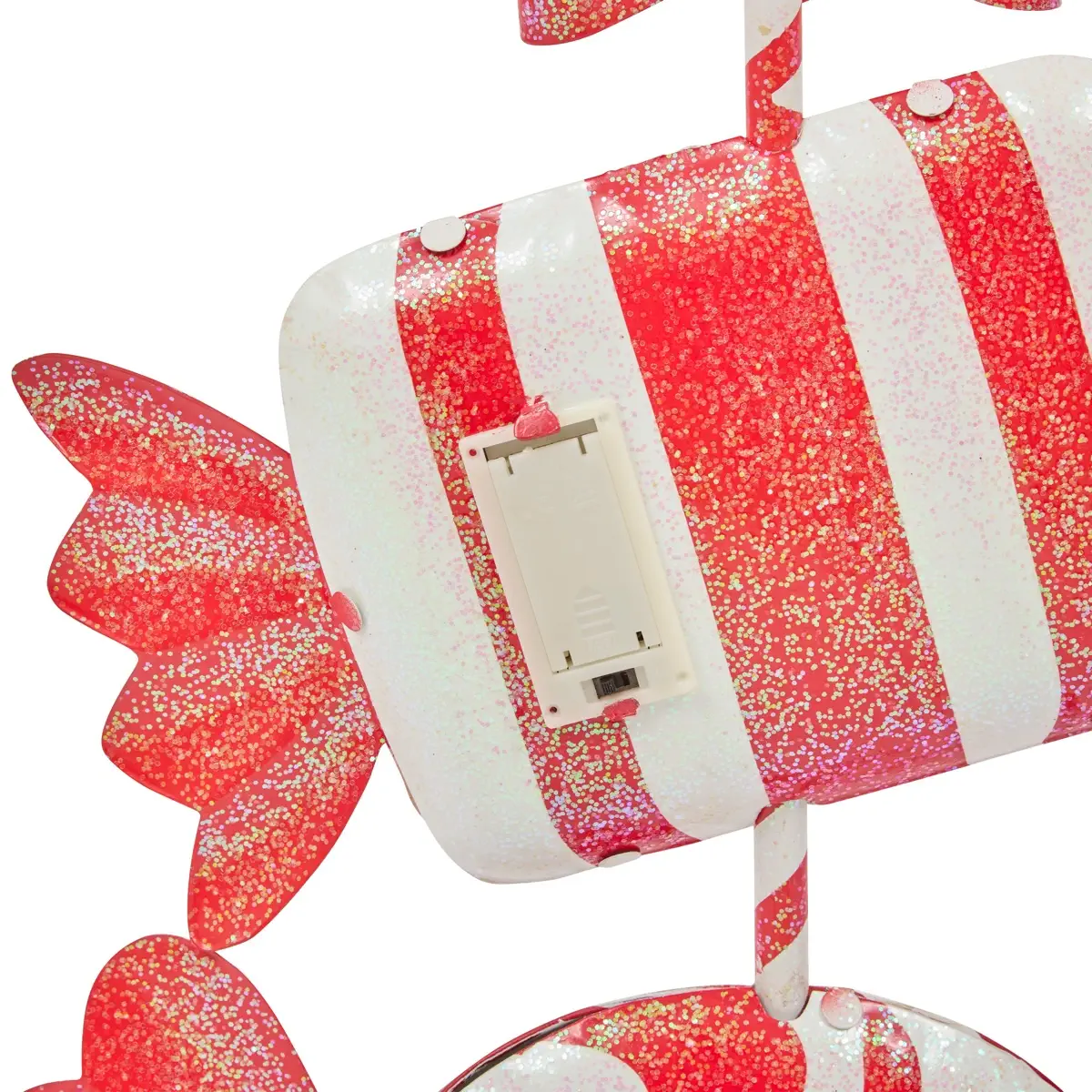 Decorative Int Sweets Metal Warm White (Red, L 13 cm)