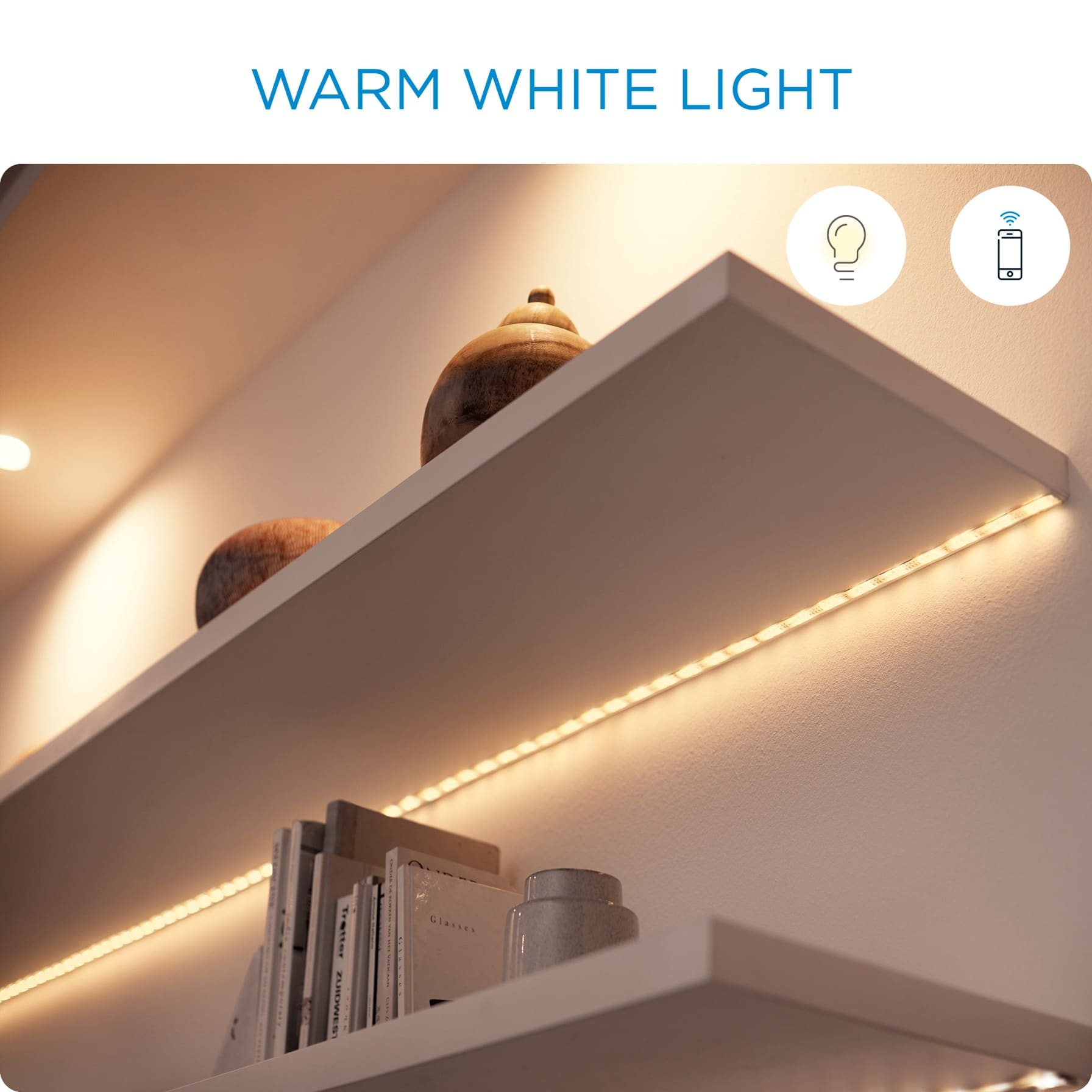 WiZ Wi-Fi LED Strip Starter Kit (200 cm) + WiZ Wi-Fi LED Strip Extension (100 cm)