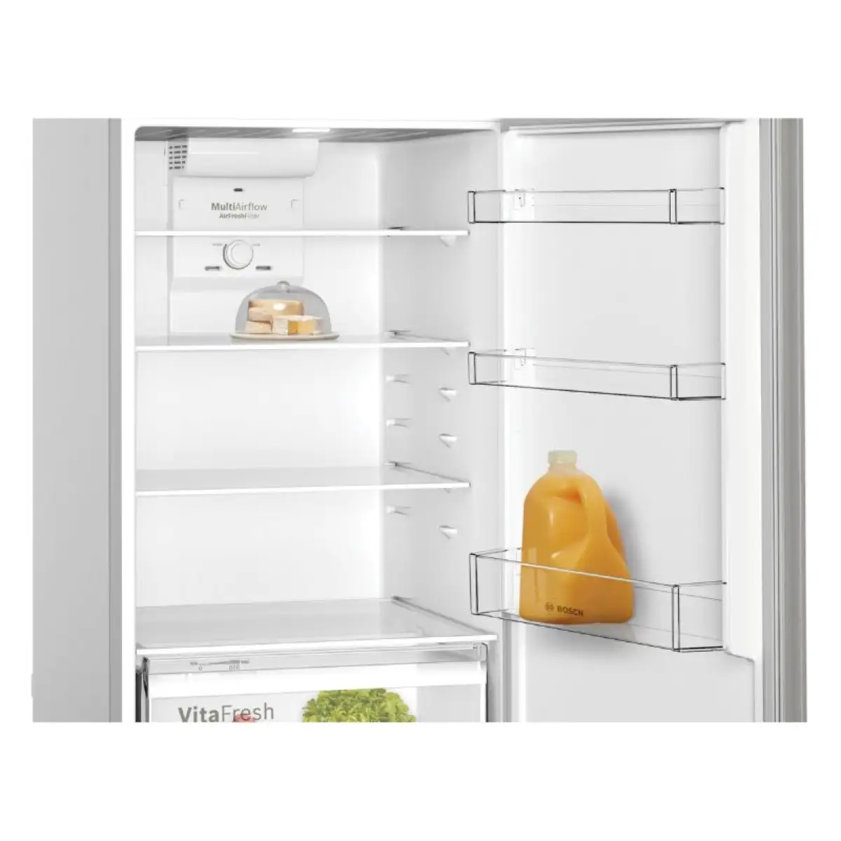 Bosch Series 4 Freestanding Top Mount Refrigerator, KDN55NLE0M (485 L)