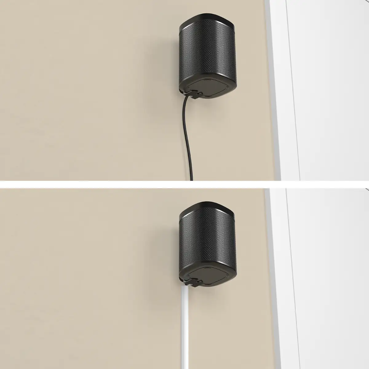 D-Line PVC Half Sphere Trunking (2 m, White)
