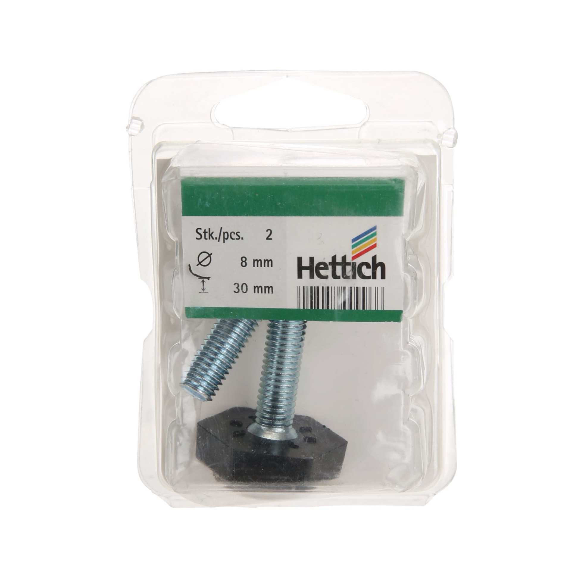 Hettich Shelf Level Screw (8 mm, 2 pcs)
