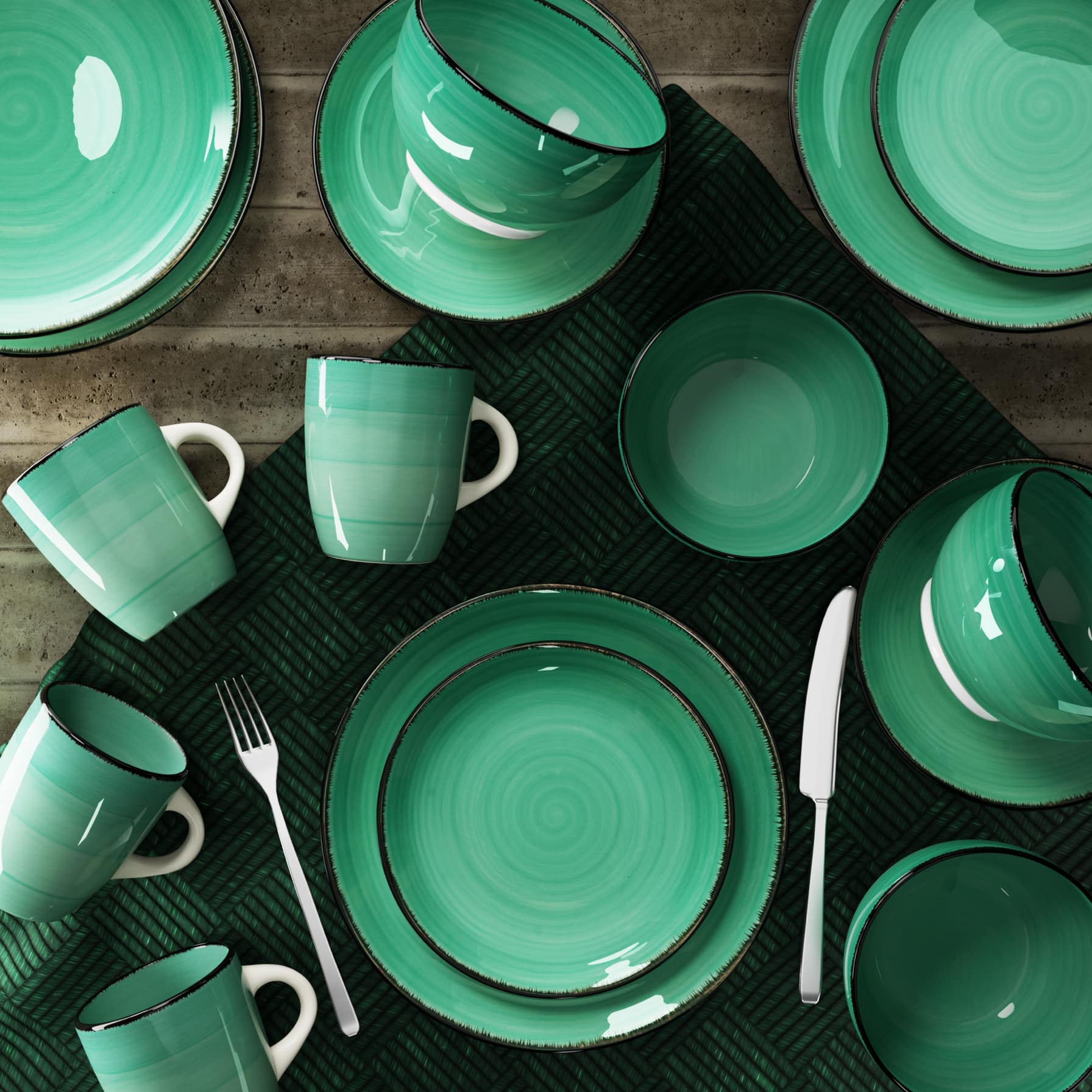 Kitchenmaster Iris Dinner Set (16 Pc.)