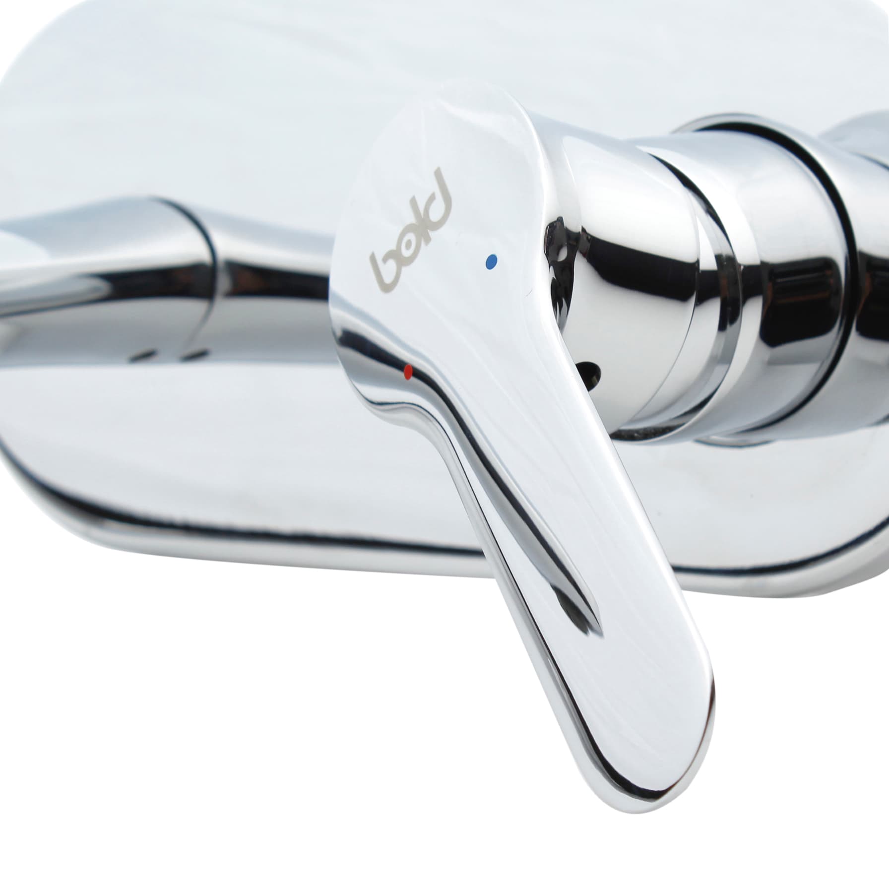 Bold Keiko Wall Mounted Wash Basin Mixer (22 x 17 x 10 cm, Chrome)