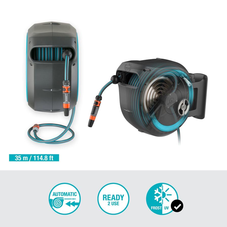 Gardena RollUp XL Wall-Mounted Hose Box (3500 cm)