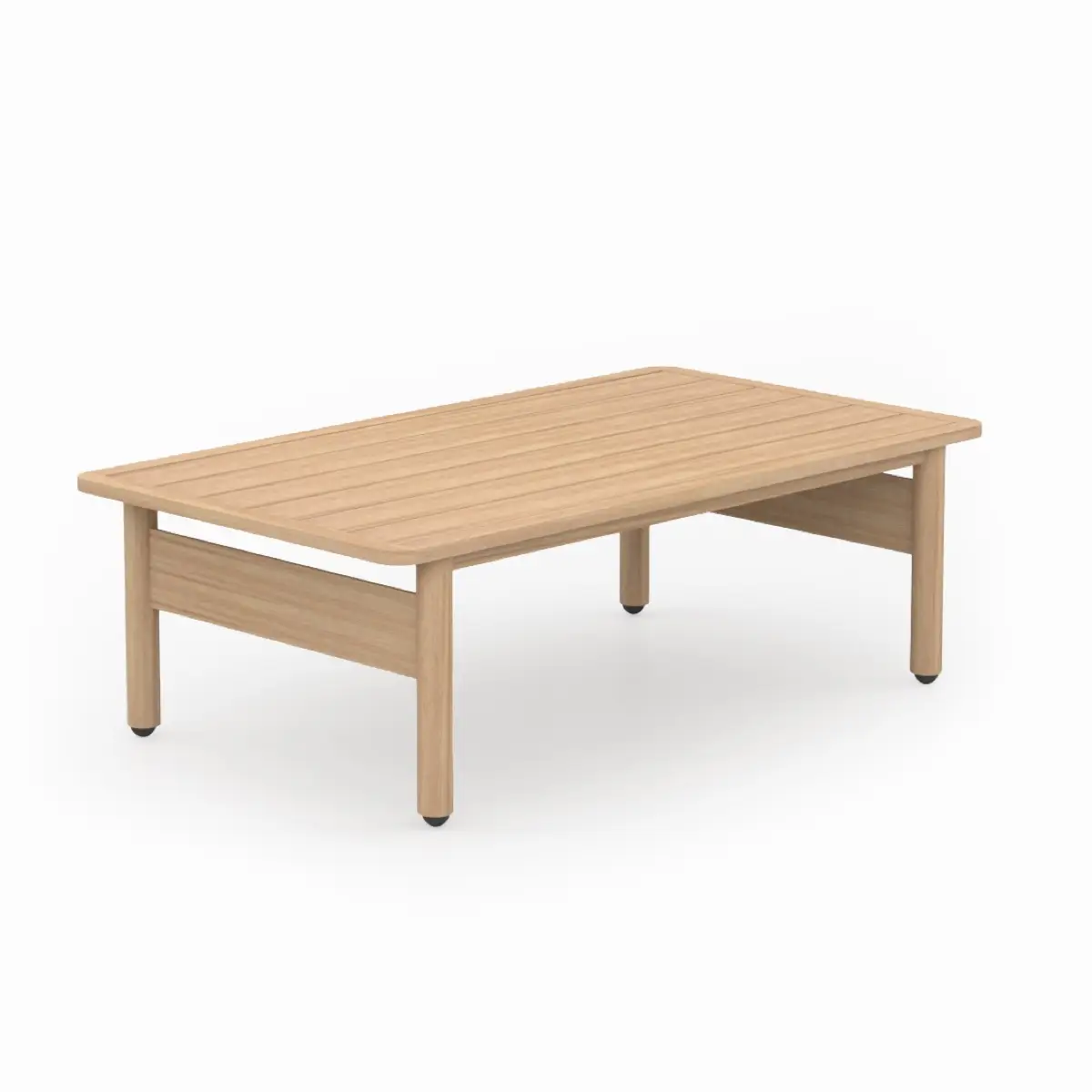 Colmar 5 Seater Aluminum Outdoor Sofa Set (Natural Wood Effect)