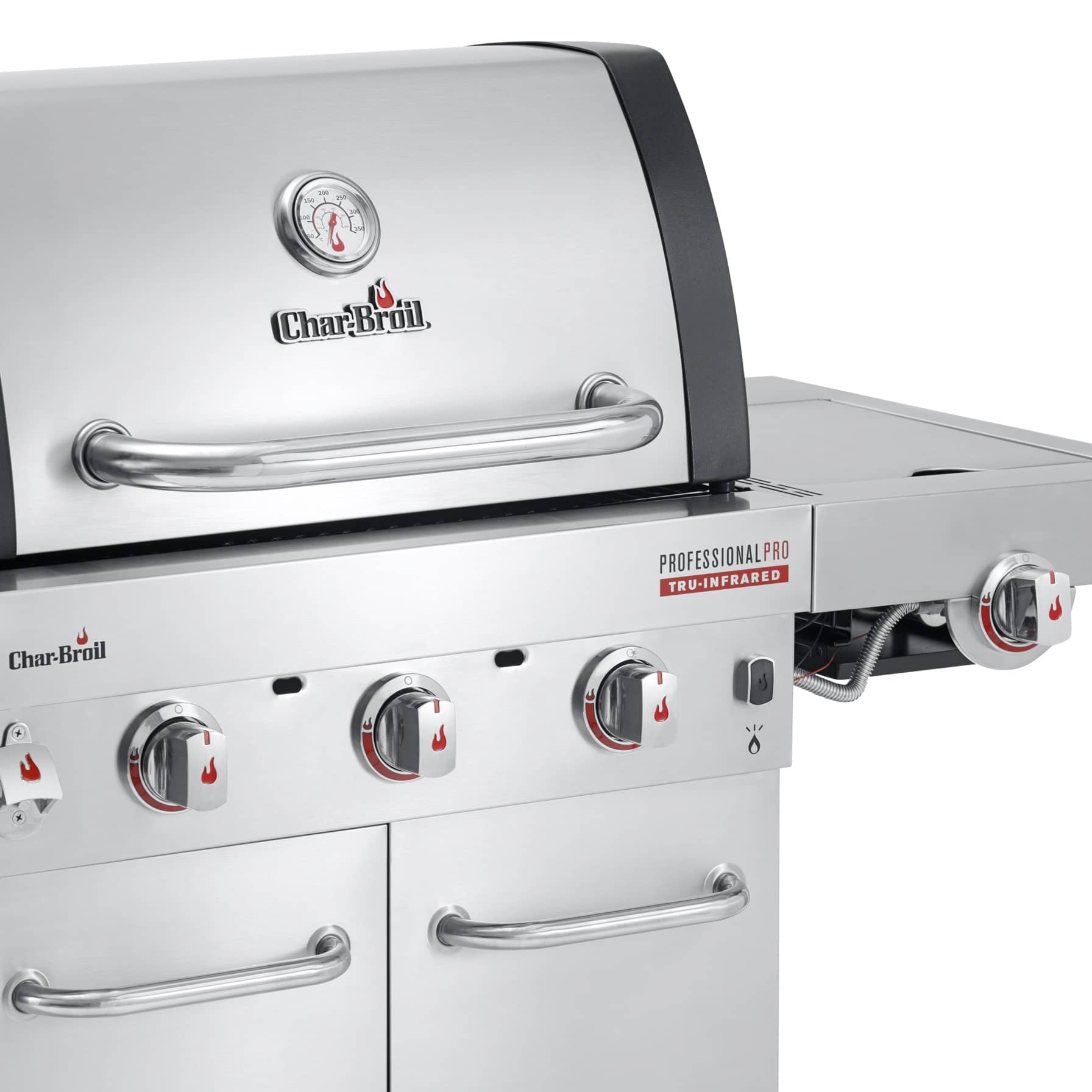 Char-Broil Tru-Infrared PRO 3-Burner Gas Grill W/Searing Burner Cabinet, 468963021 (54 x 134 x 120.9 cm)