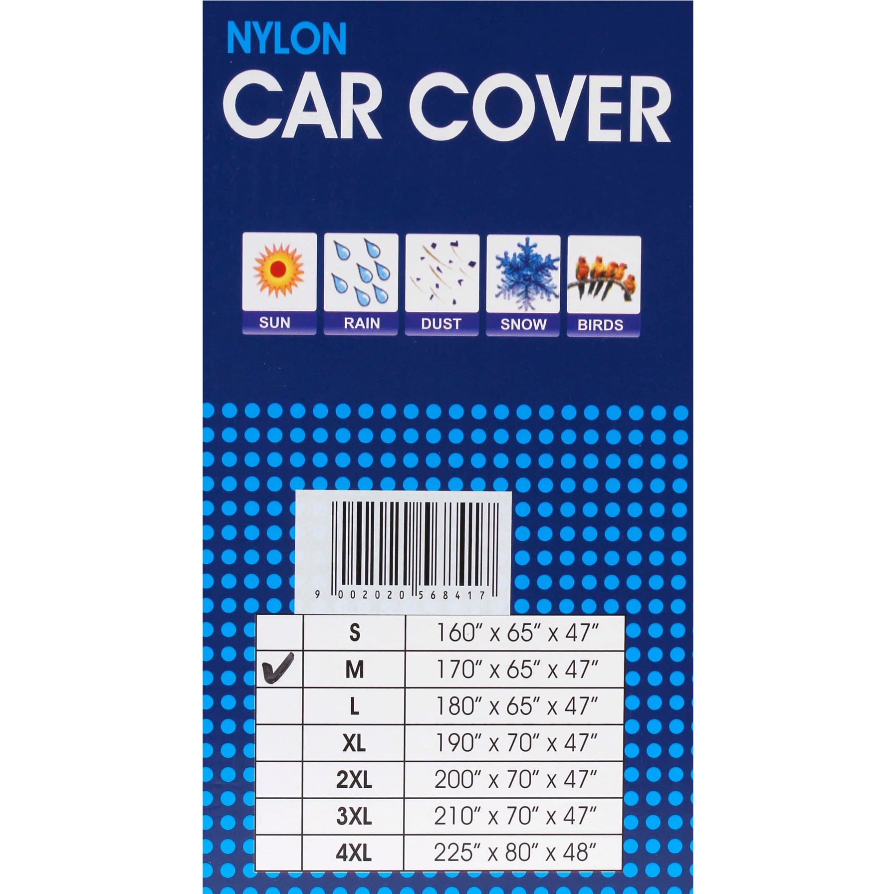 Duracover Nylon Reflective Fabric Car Cover (30.40 x 26.40 x 10.90 cm)